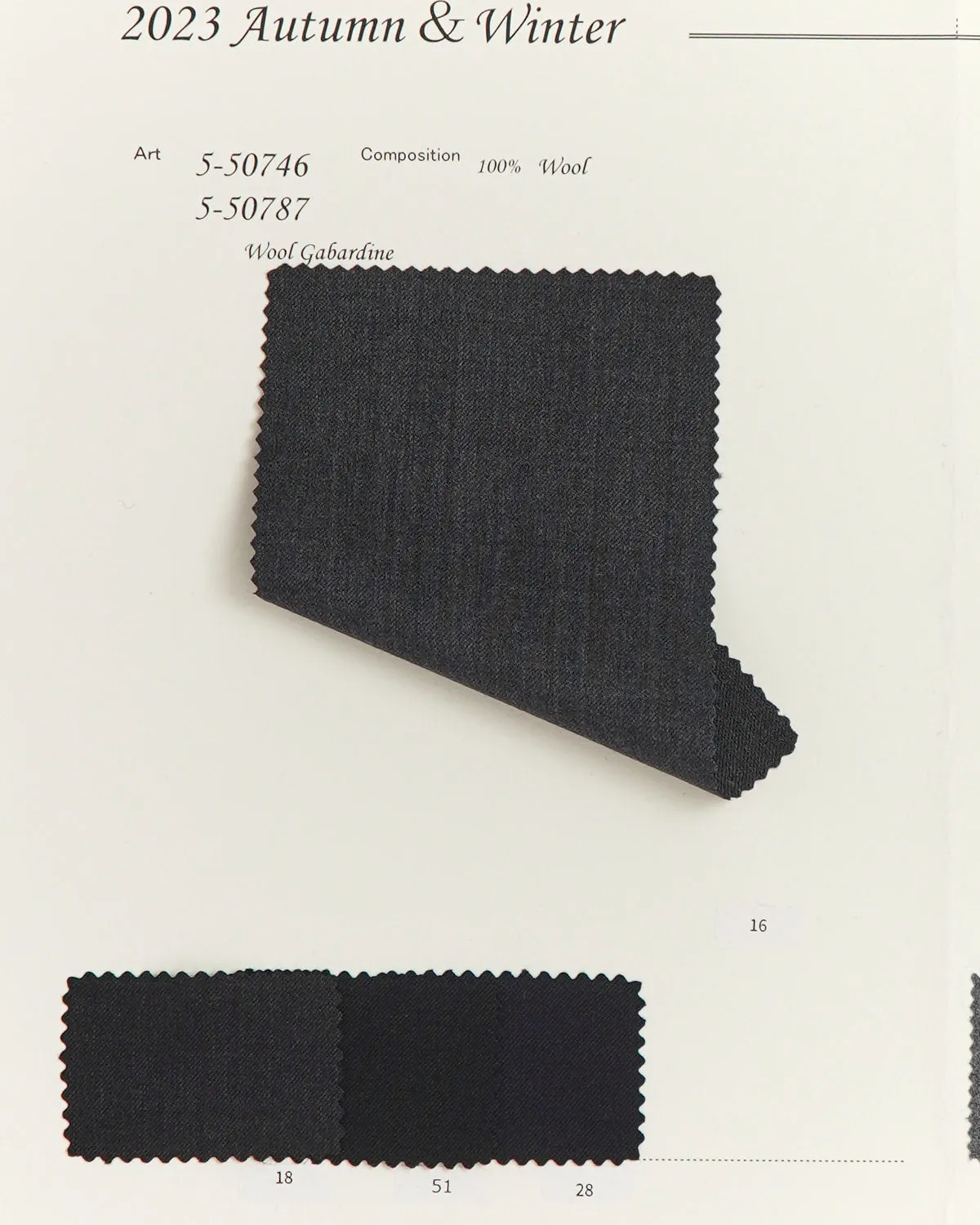 50787 - Wool Gabardine - Model 845