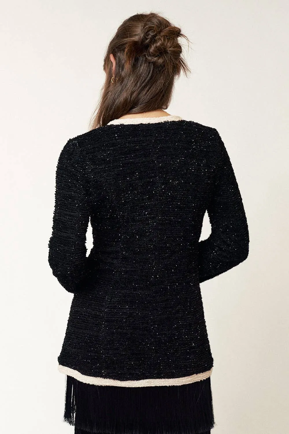 A New Vibe Lurex Tweed Blazer  
