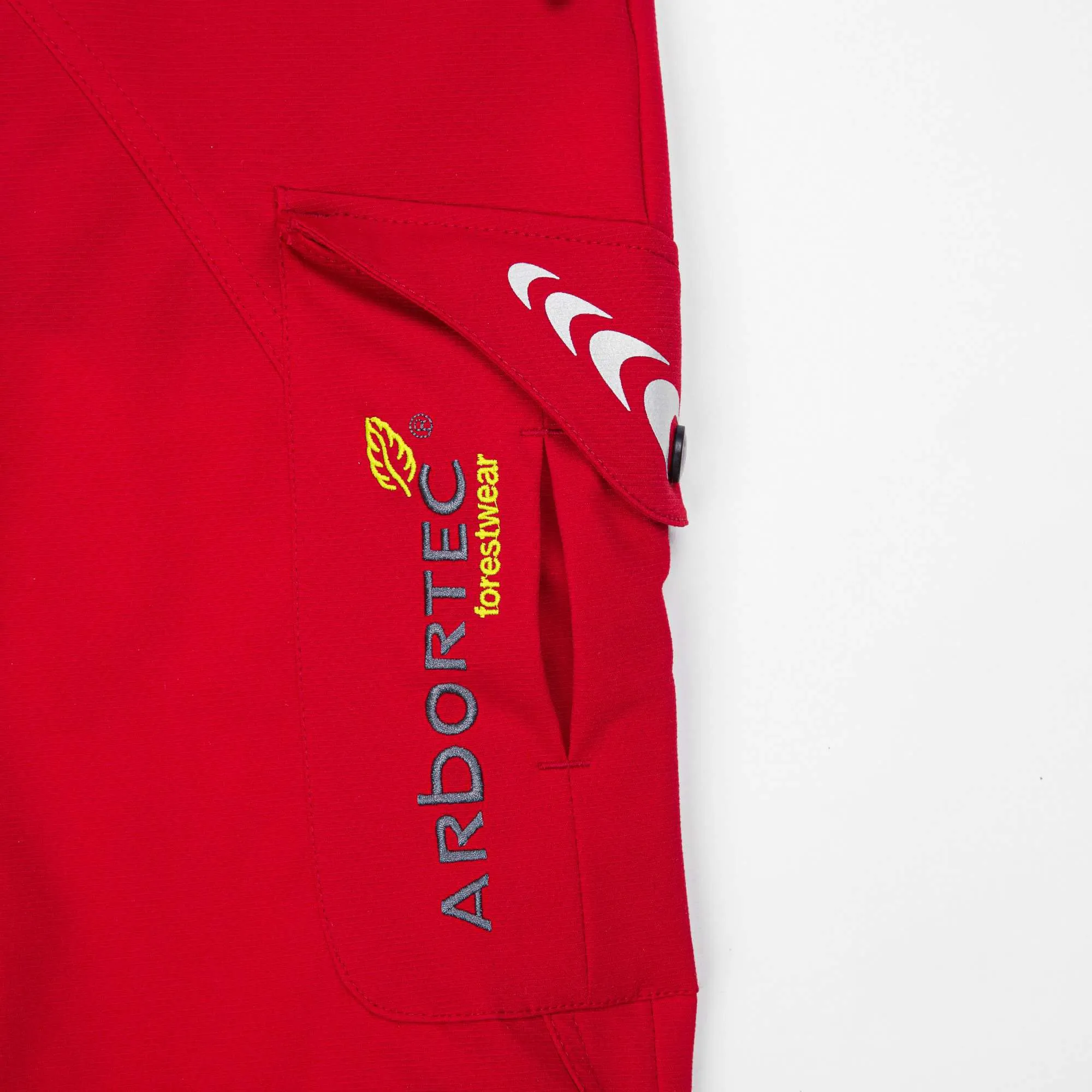 AT4010 Breatheflex Chainsaw Pants  Design A Class 1 - Red