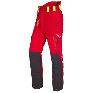AT4050 Breatheflex Chainsaw Pants Design C Class 1 - Red