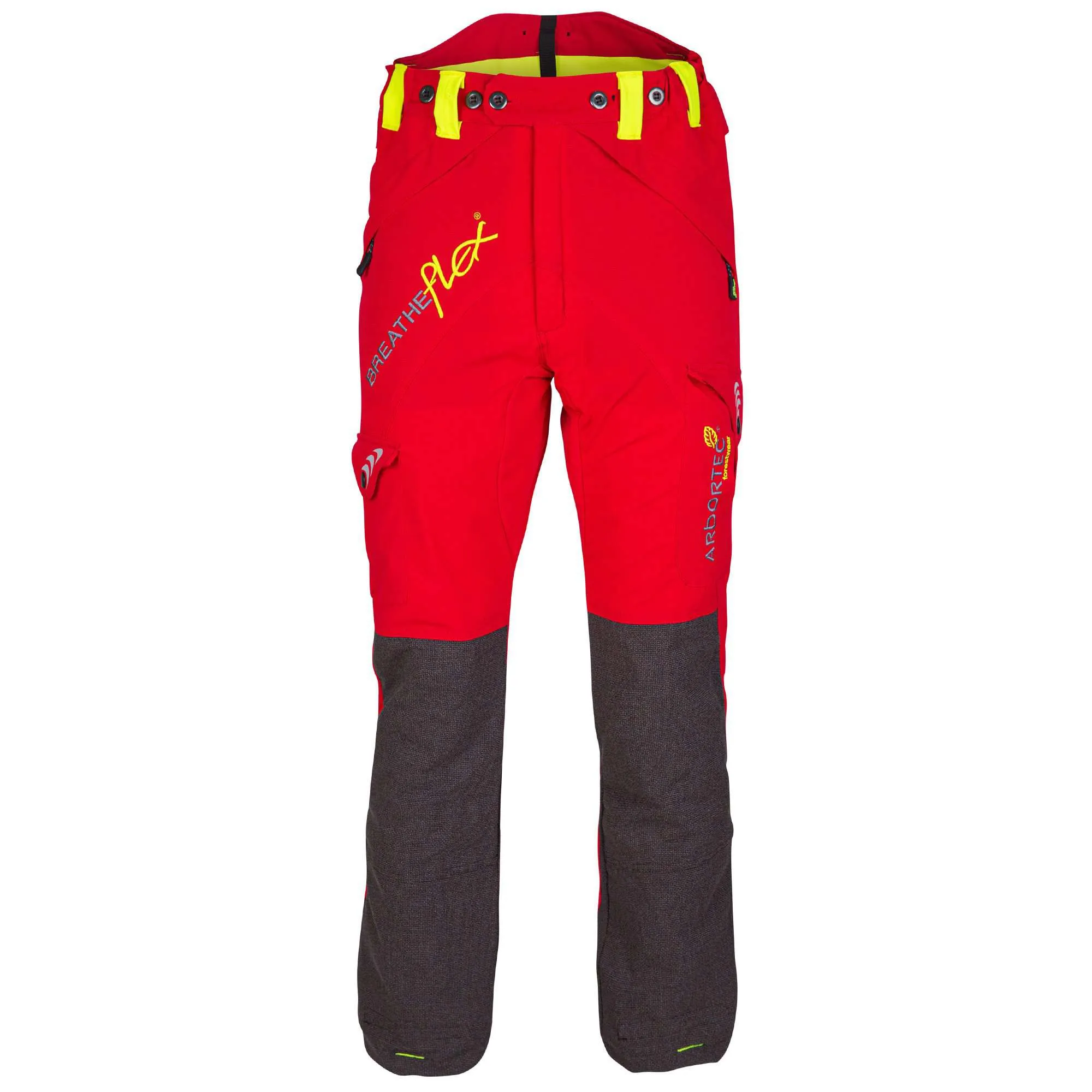 AT4050 Breatheflex Chainsaw Pants Design C Class 1 - Red