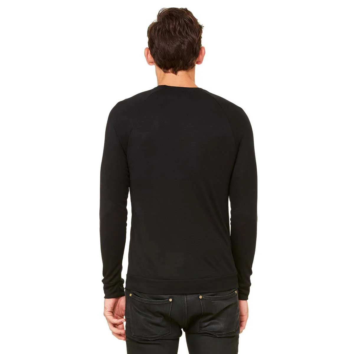 Bella   Canvas Unisex Black Lightweight Sweater