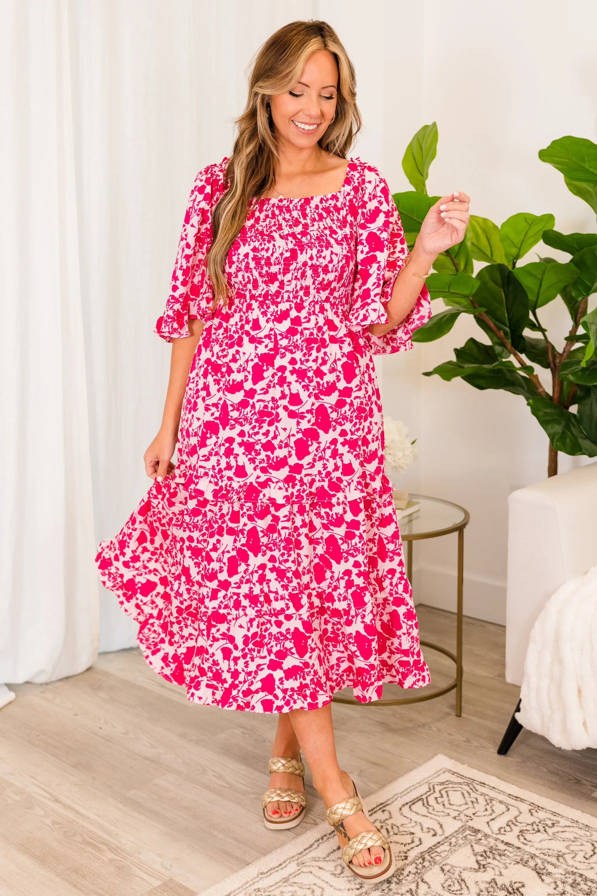 Better Than Nothing Dress, Pink