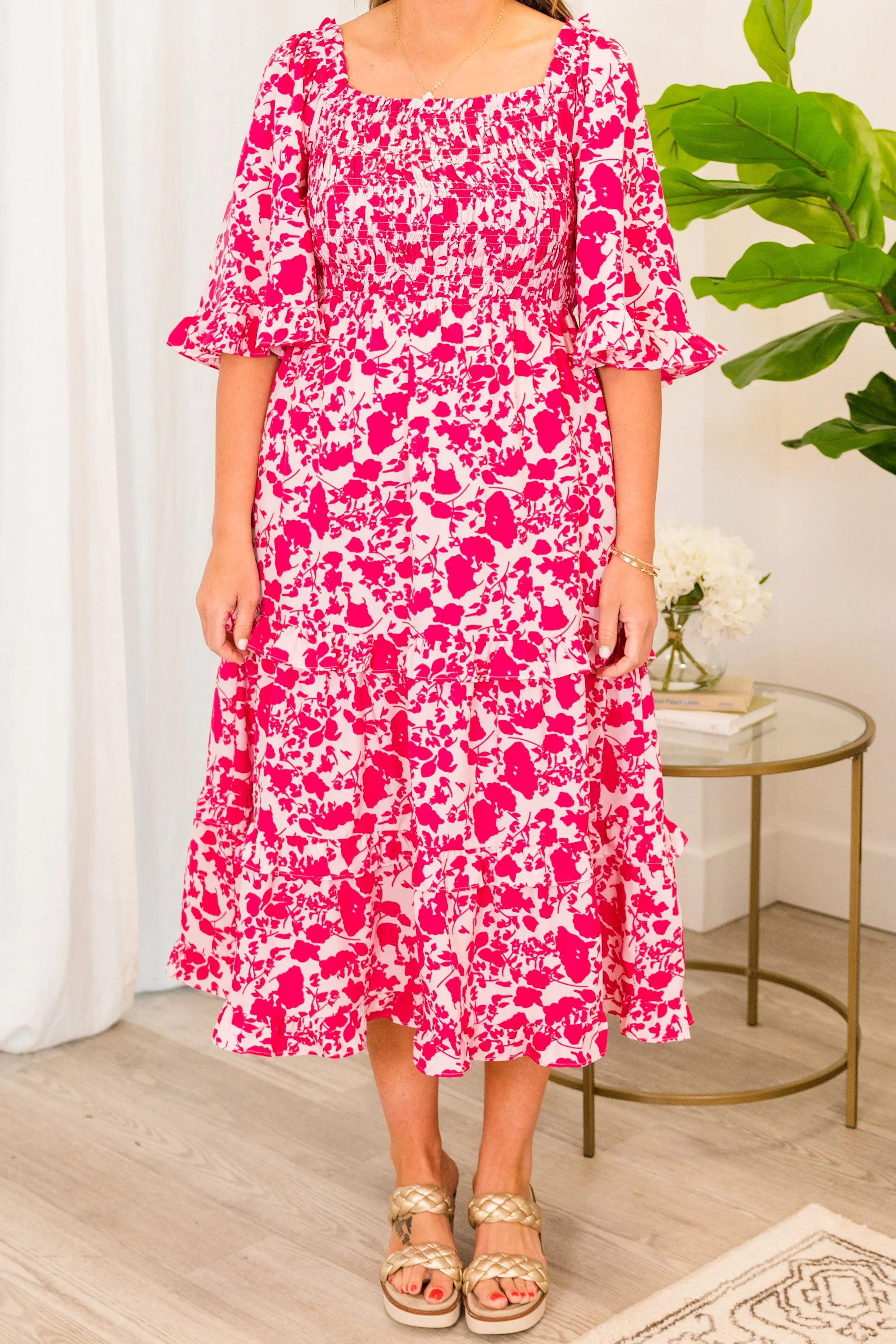 Better Than Nothing Dress, Pink