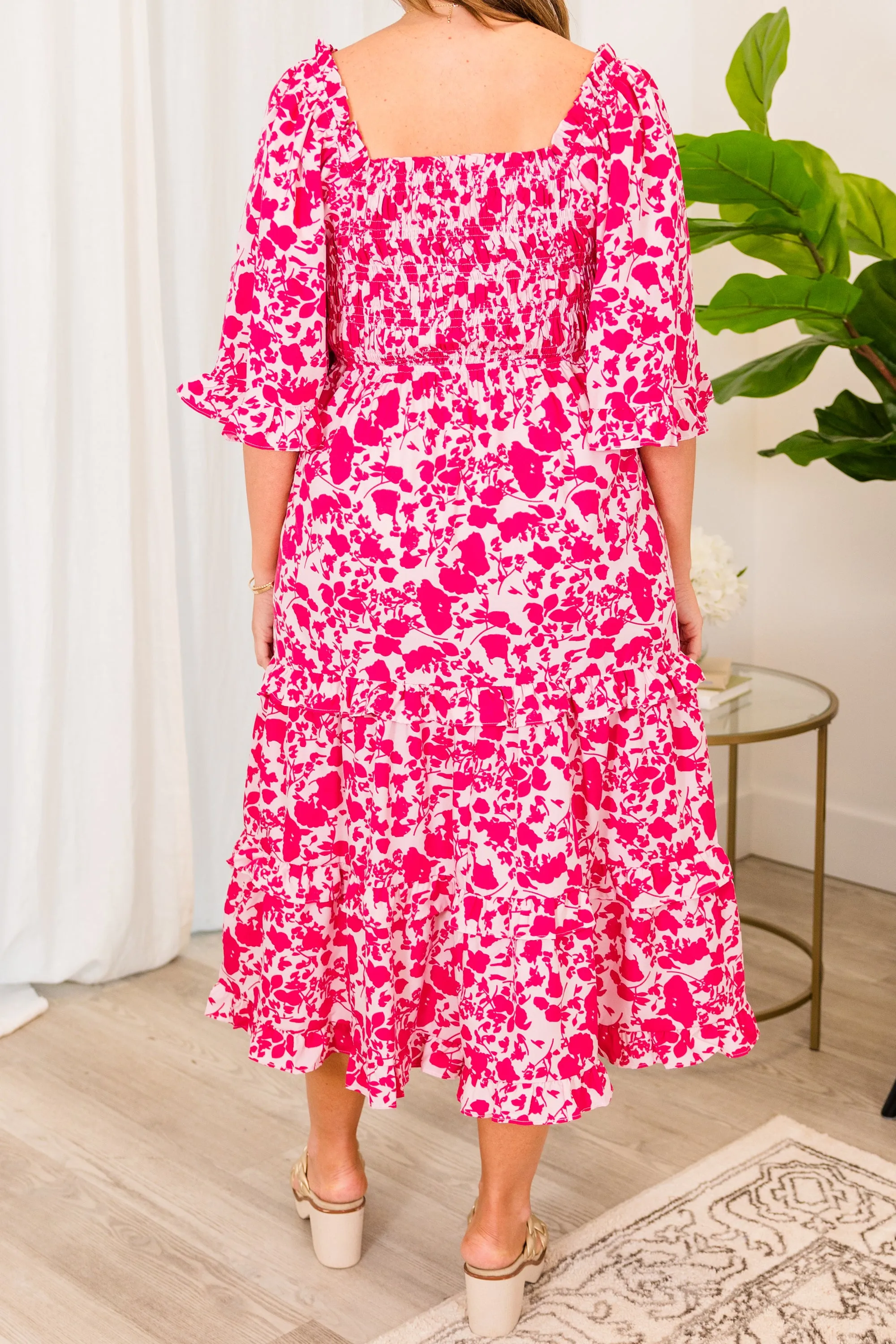 Better Than Nothing Dress, Pink