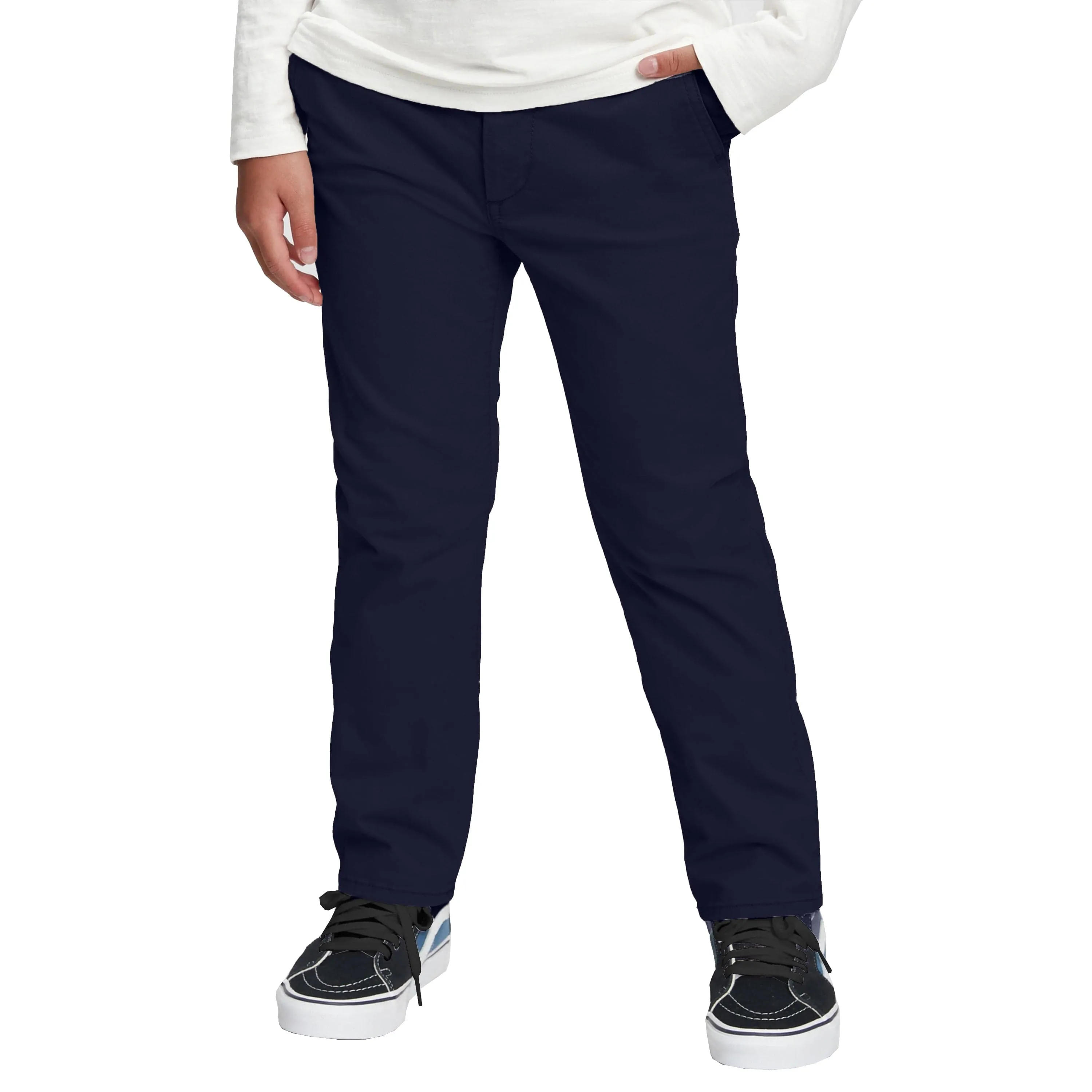 Boy's Stretch Slim Fit School Uniform Pants