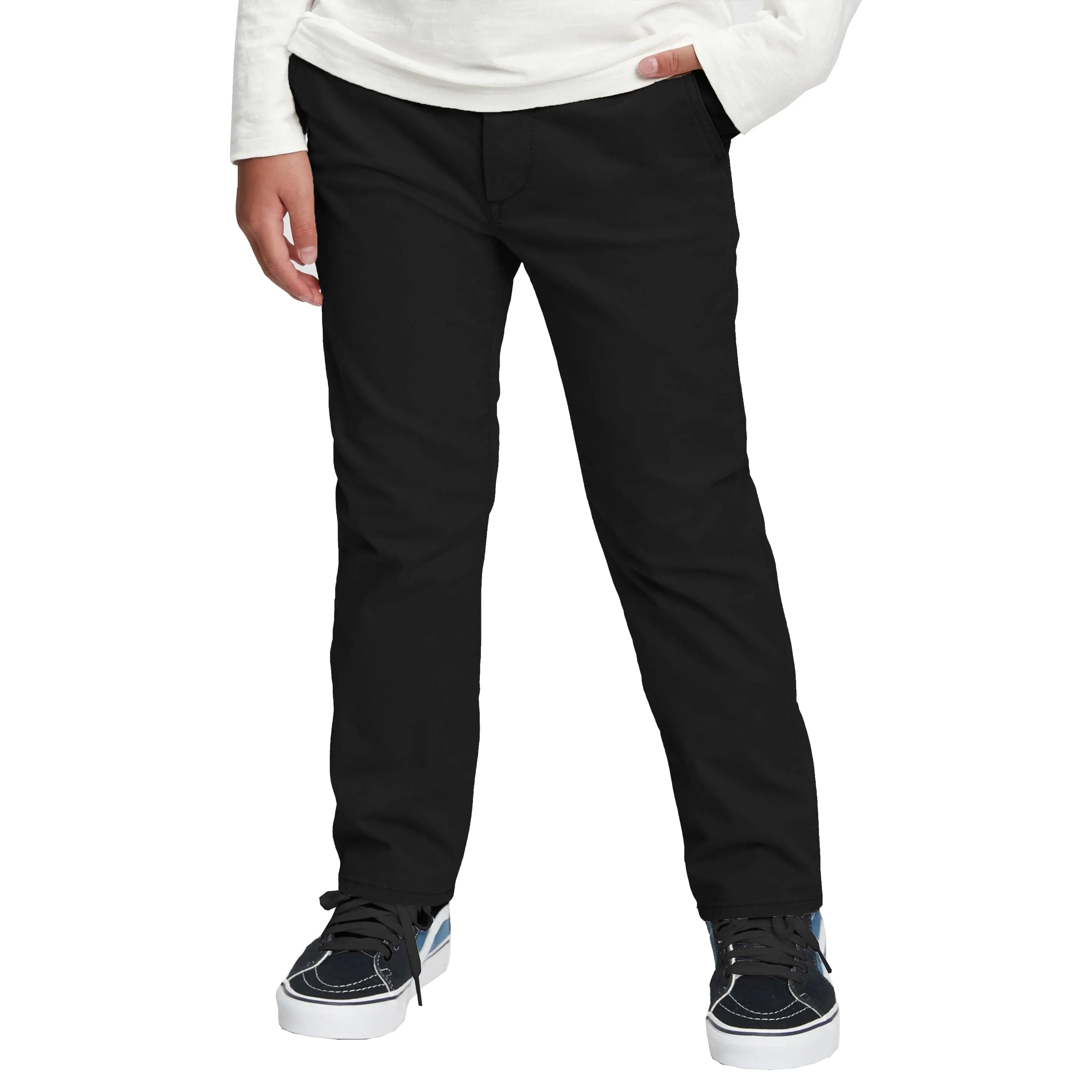 Boy's Stretch Slim Fit School Uniform Pants