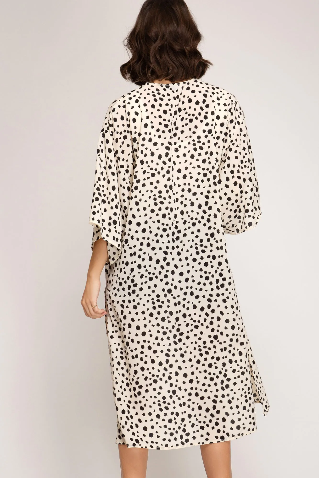 Brenda Animal Print Half Sleeve Cardigan