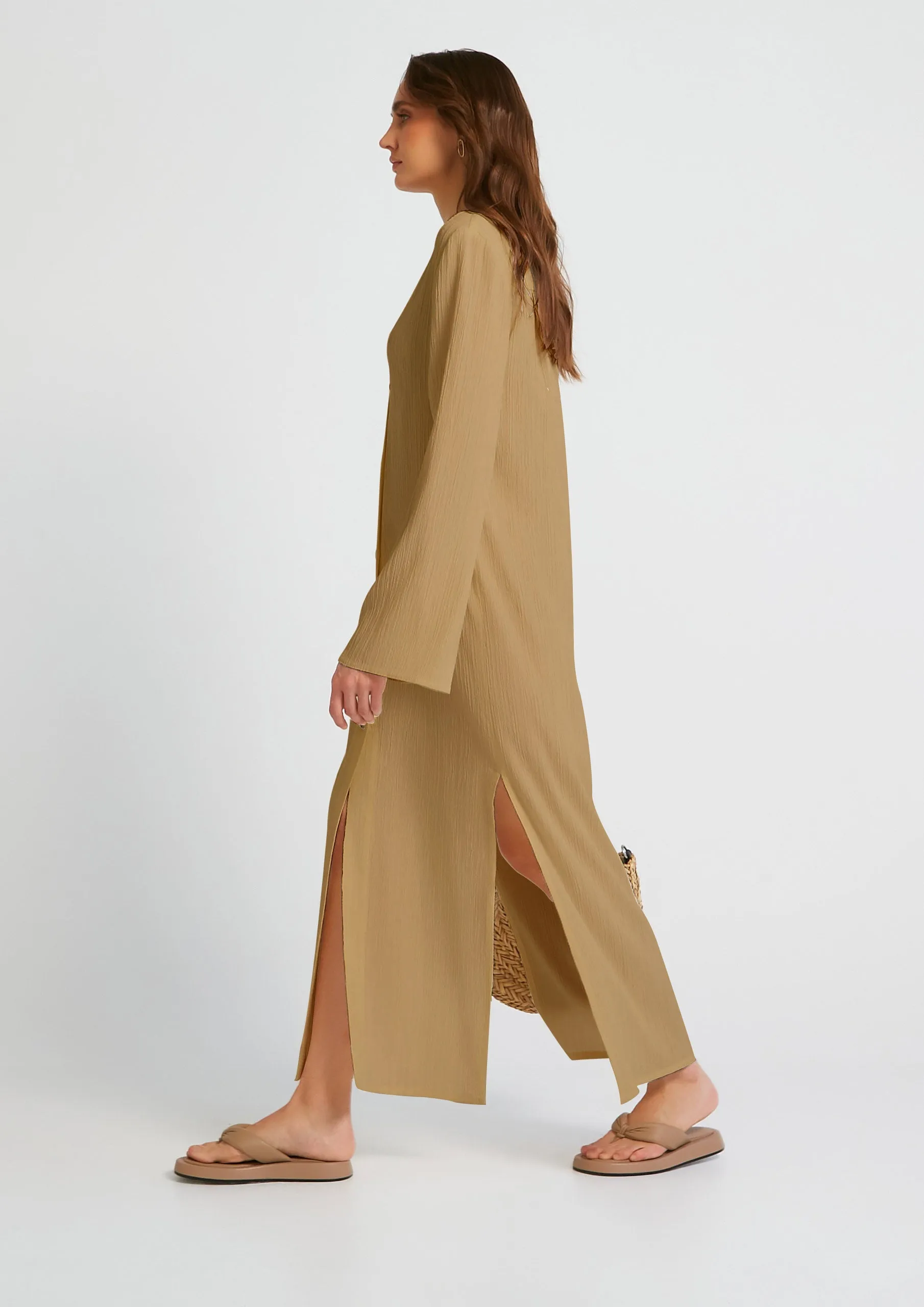 Chic Elegant Kaftan (Beige)