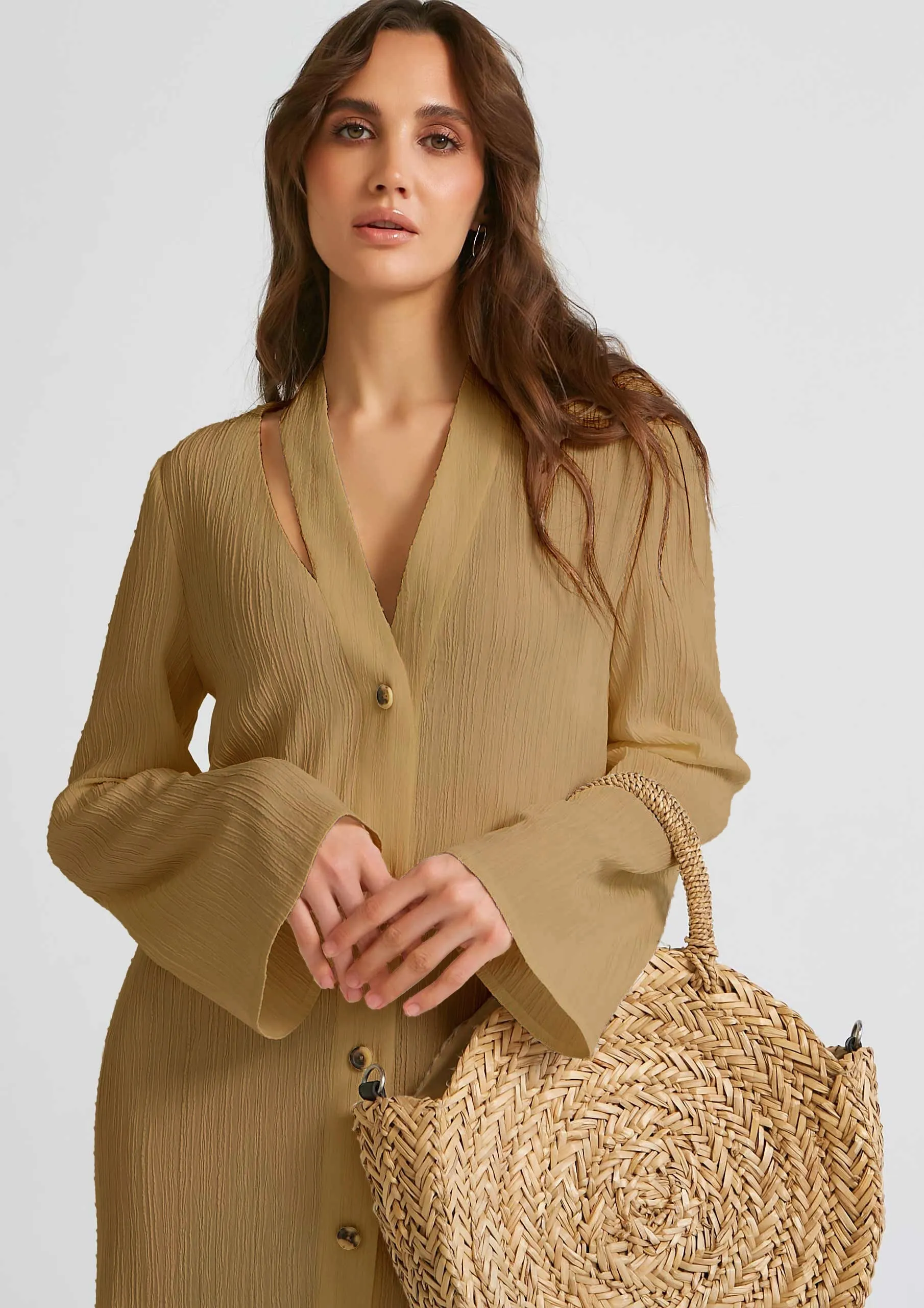 Chic Elegant Kaftan (Beige)