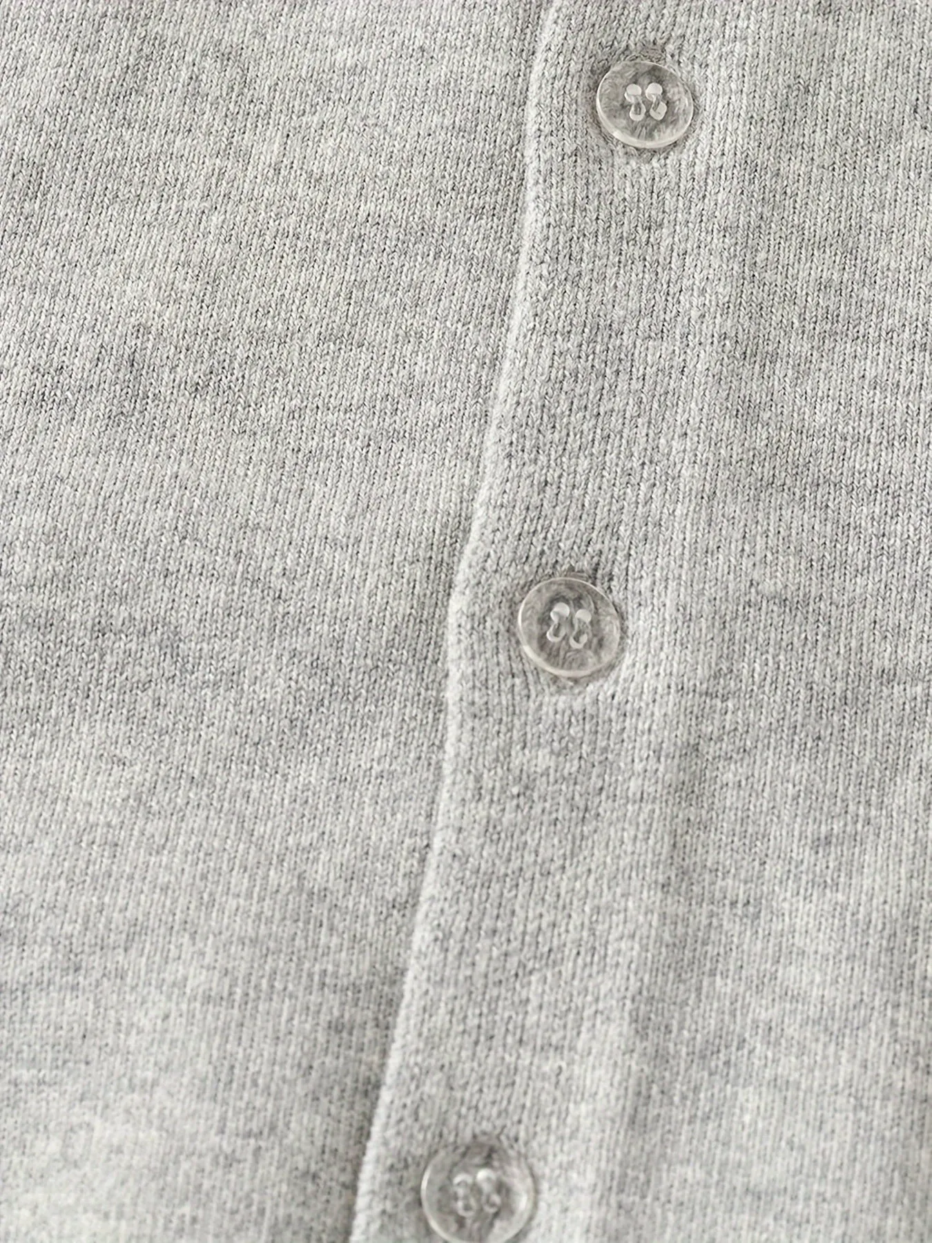 Cozy Long Sleeve Knit Cardigan Sweater - Soft Slight Stretch Fabric, Crew Neck, Button Front, Regular Fit, Solid Color, Hand Washable - Perfect for Casual Wear All Year Round