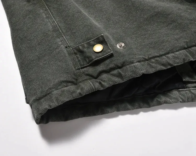 Dark Brown Winter Work Jacket