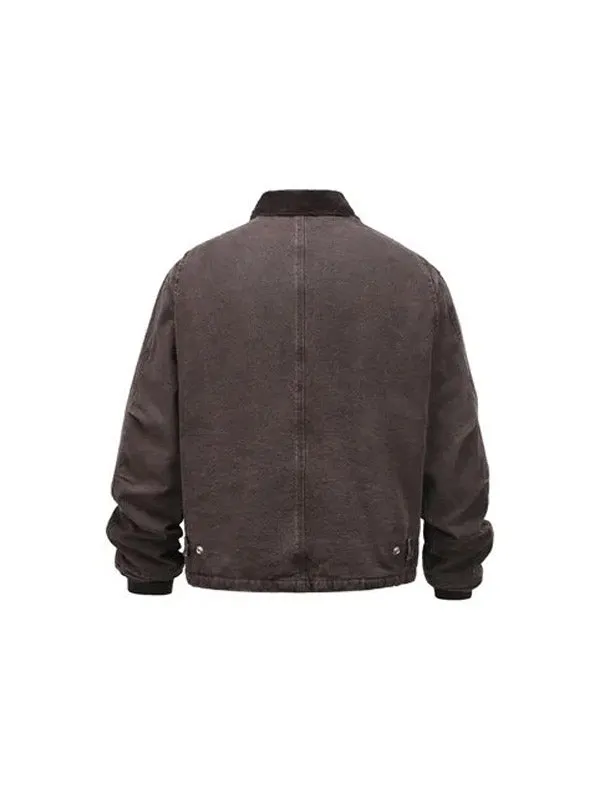 Dark Brown Winter Work Jacket