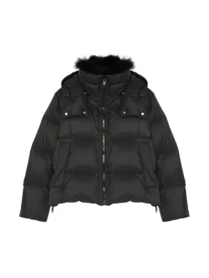 Doudoune 59cm Coat in Noir