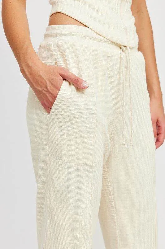 Emory Park High Waist Pants With Drawstrings