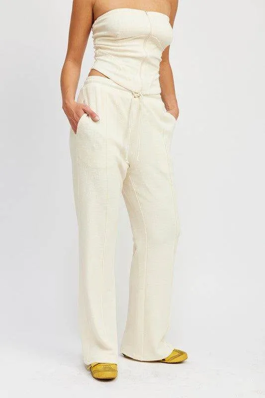 Emory Park High Waist Pants With Drawstrings