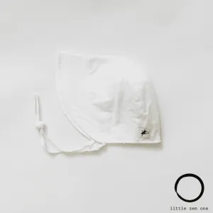 Eyelet White Bonnet