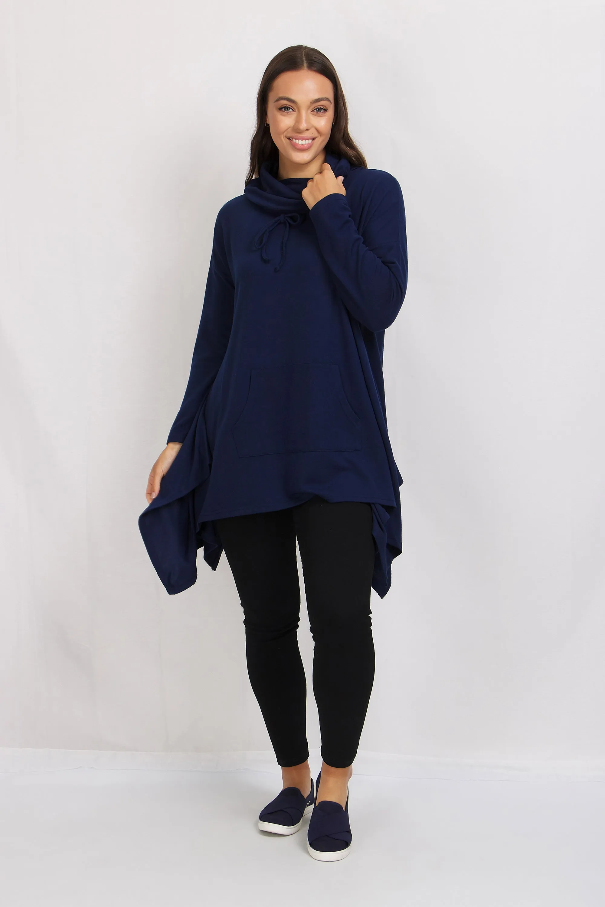 FIVE FIVE FOUR KNIT HOODIE