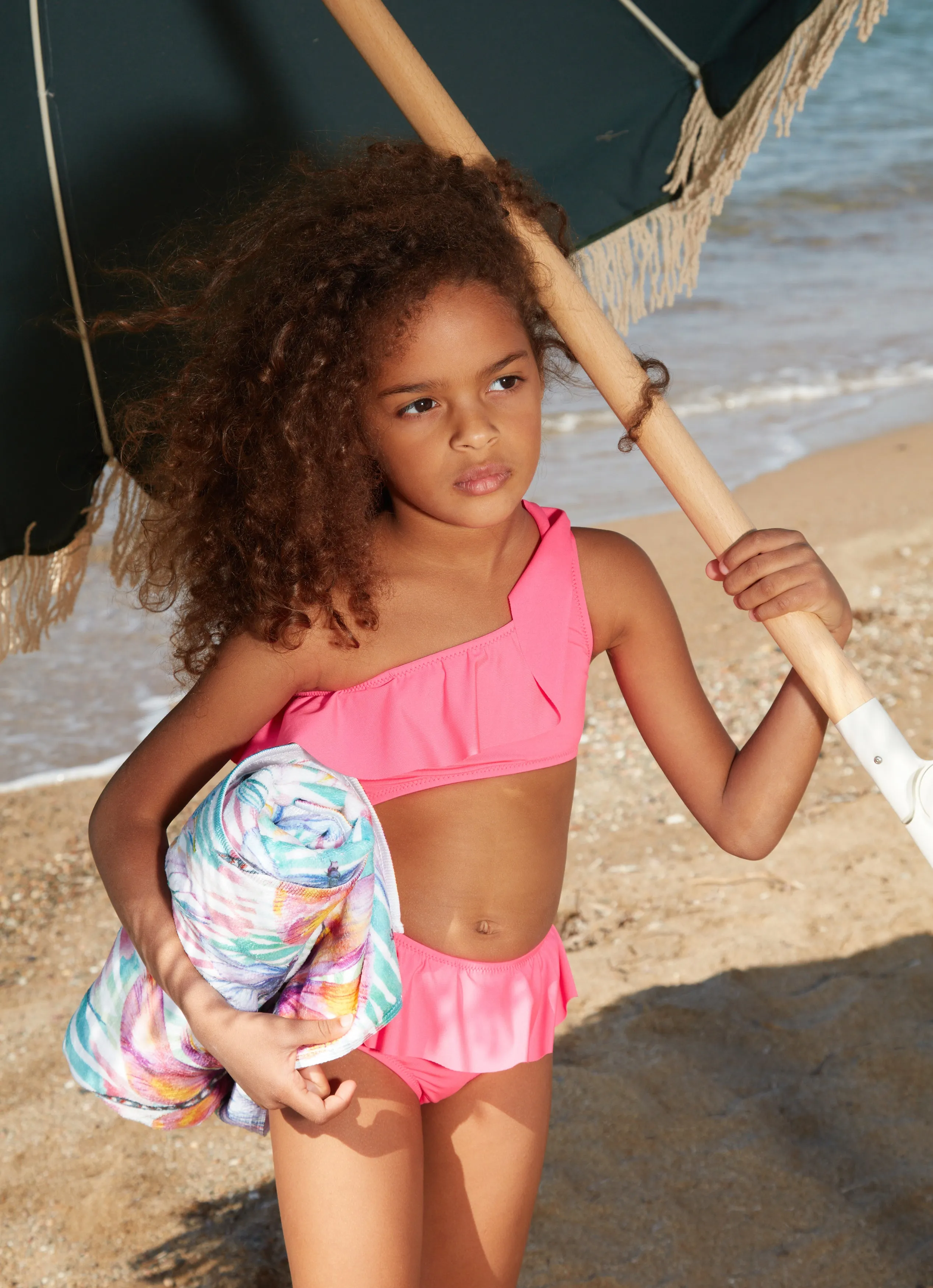 GIRL’S ONE PIECE CUT OUT LIBELLULA (PINK)