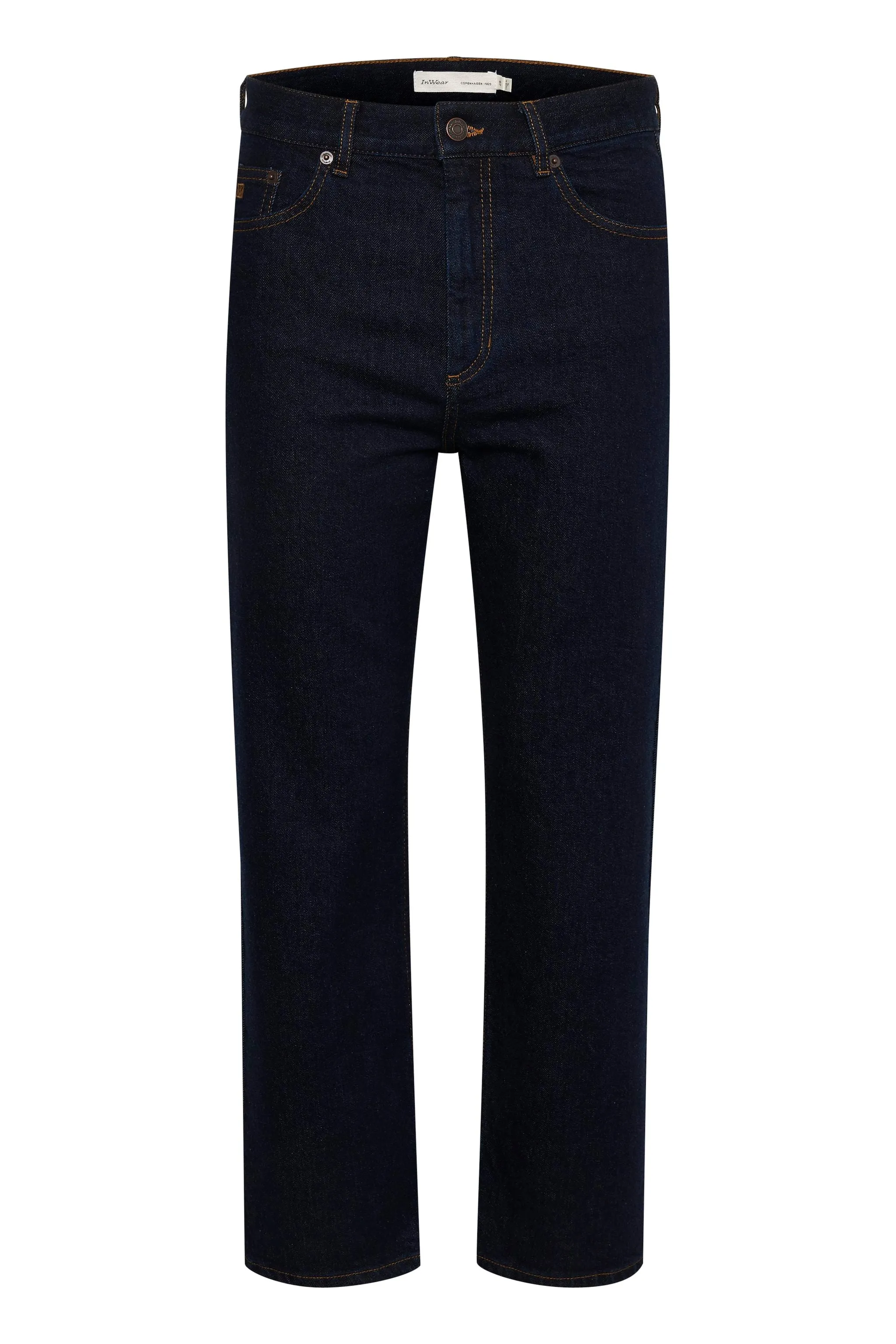 INWEAR<BR>
Katelin Straight Jeans<BR>
Blue Denim<BR>