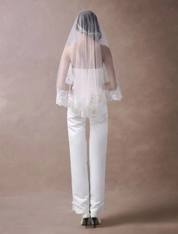 Ivory Wedding Jumpsuits Strapless Satin Bow Sash Long Bridal Jumpsuits