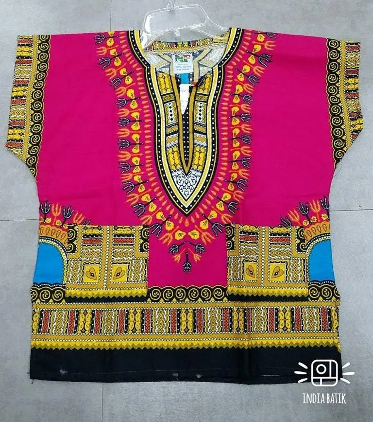 Kids African Dashiki Tops- Unisex