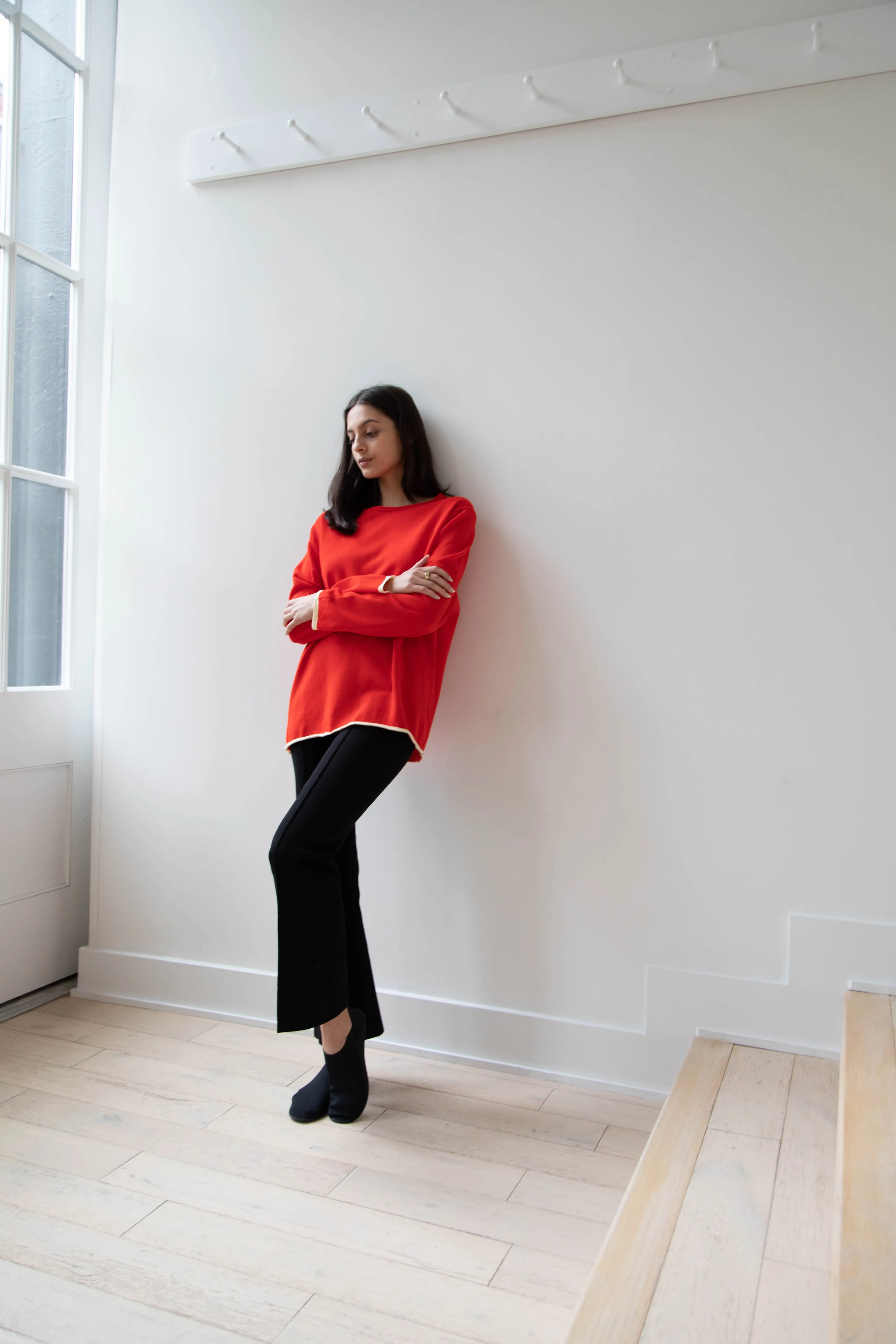 Laboratory | Knit Pullover in Red