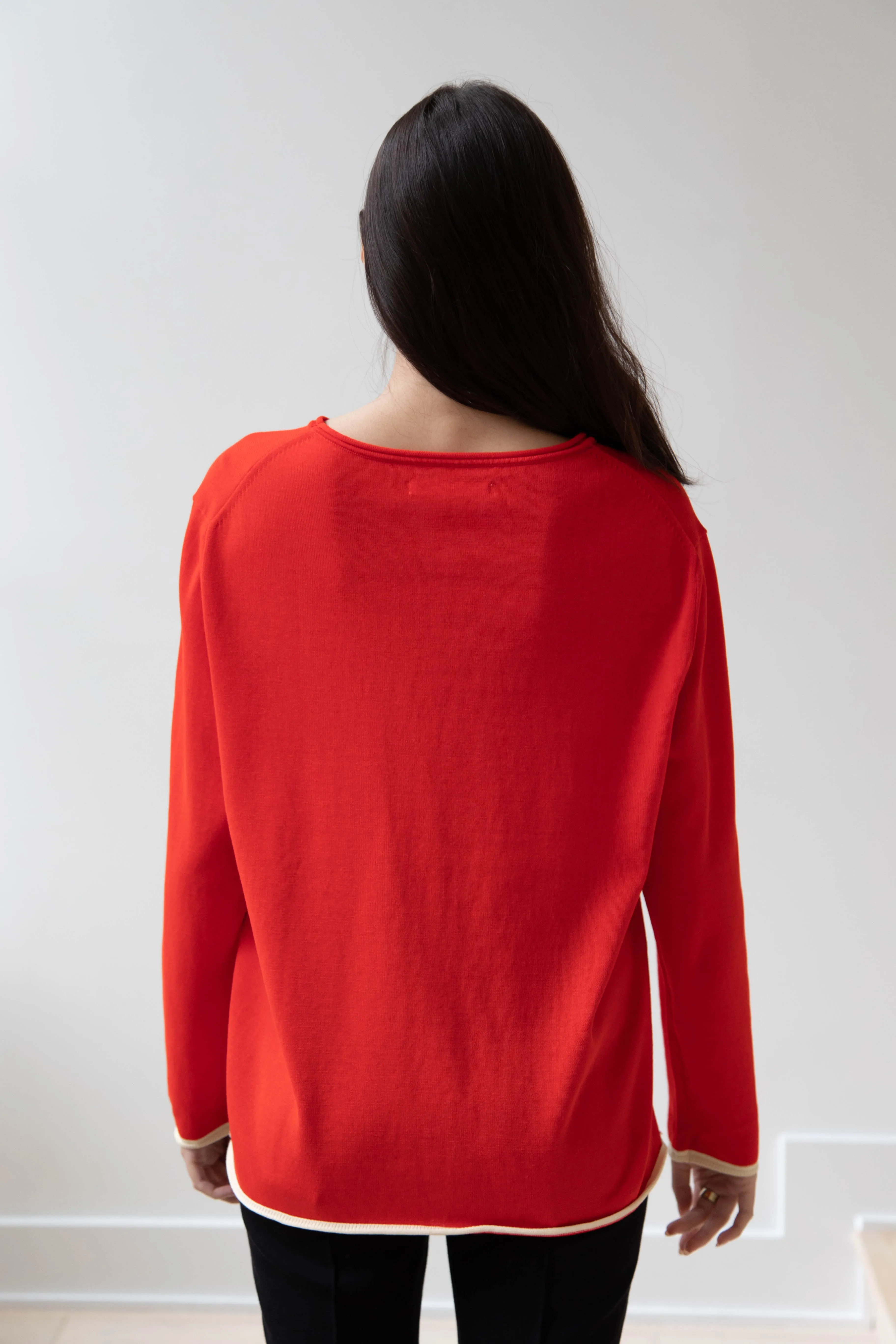 Laboratory | Knit Pullover in Red