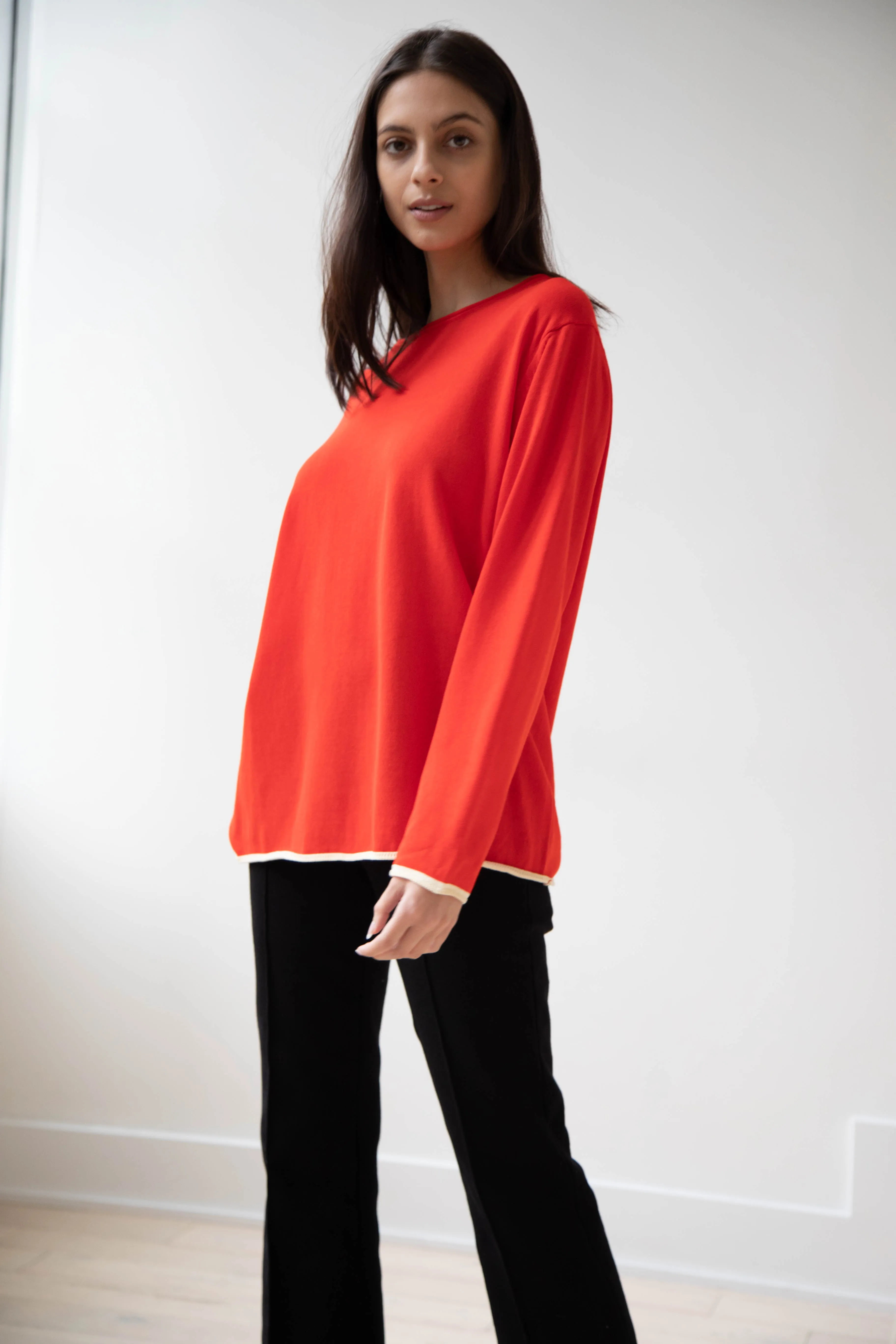 Laboratory | Knit Pullover in Red