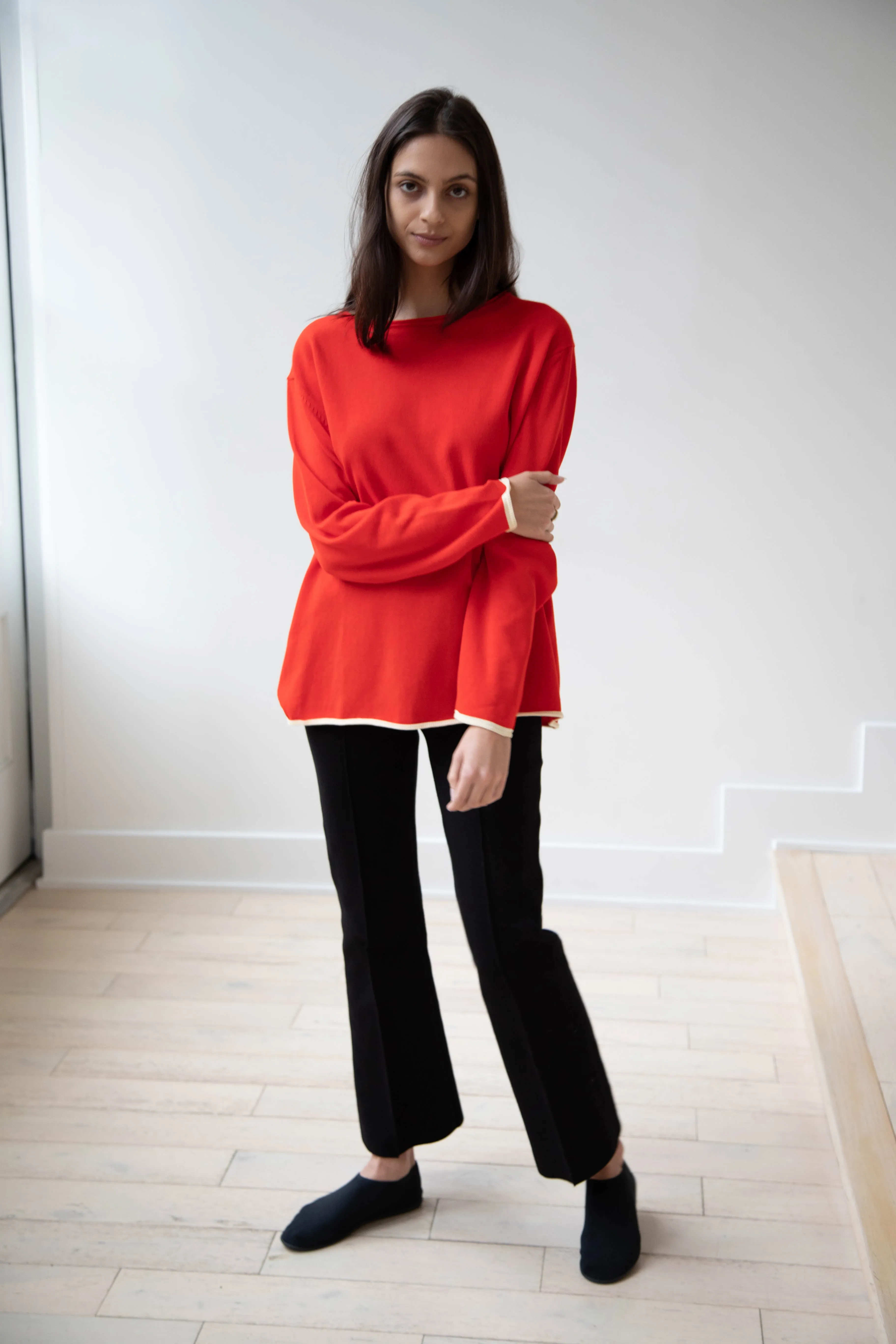 Laboratory | Knit Pullover in Red