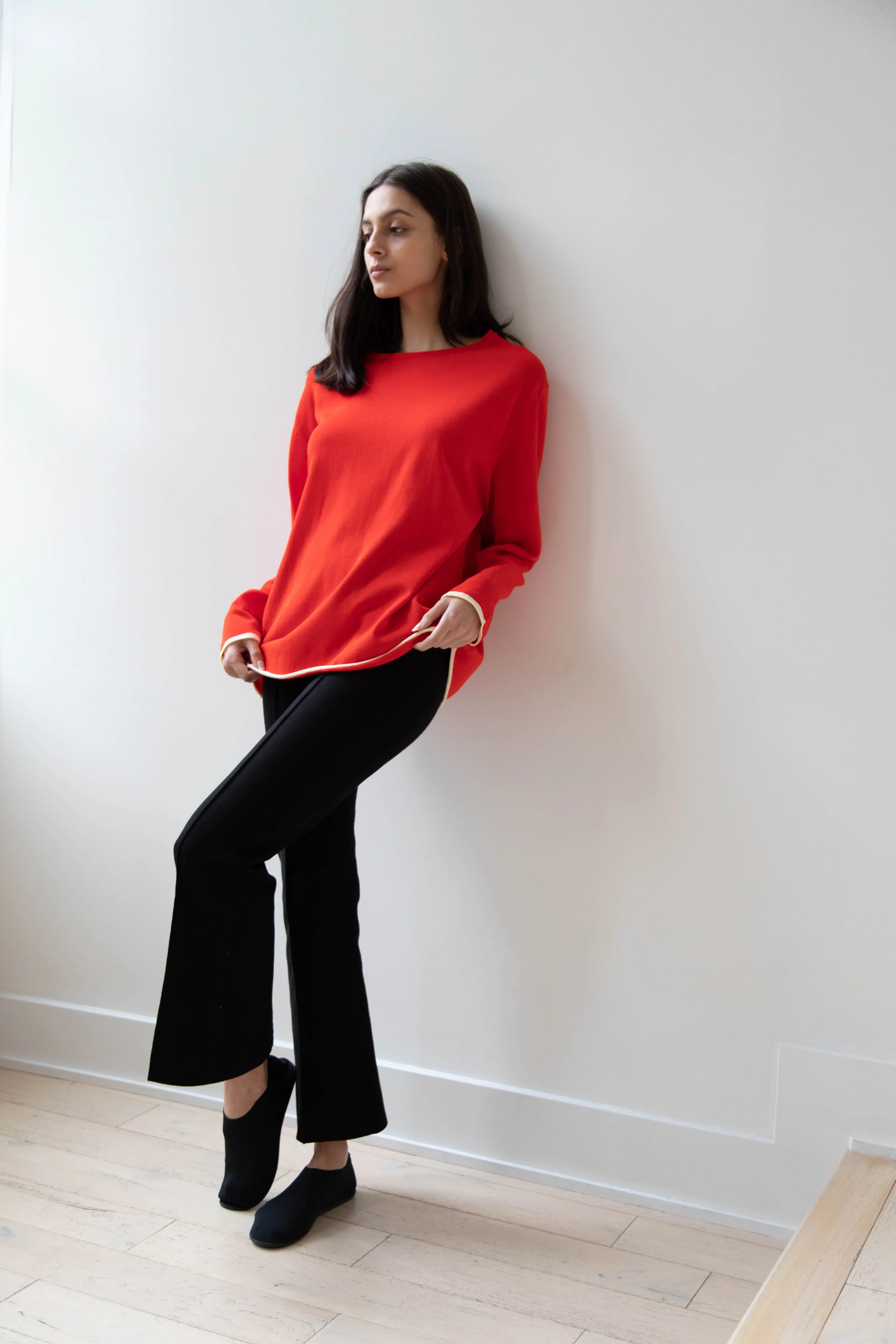 Laboratory | Knit Pullover in Red