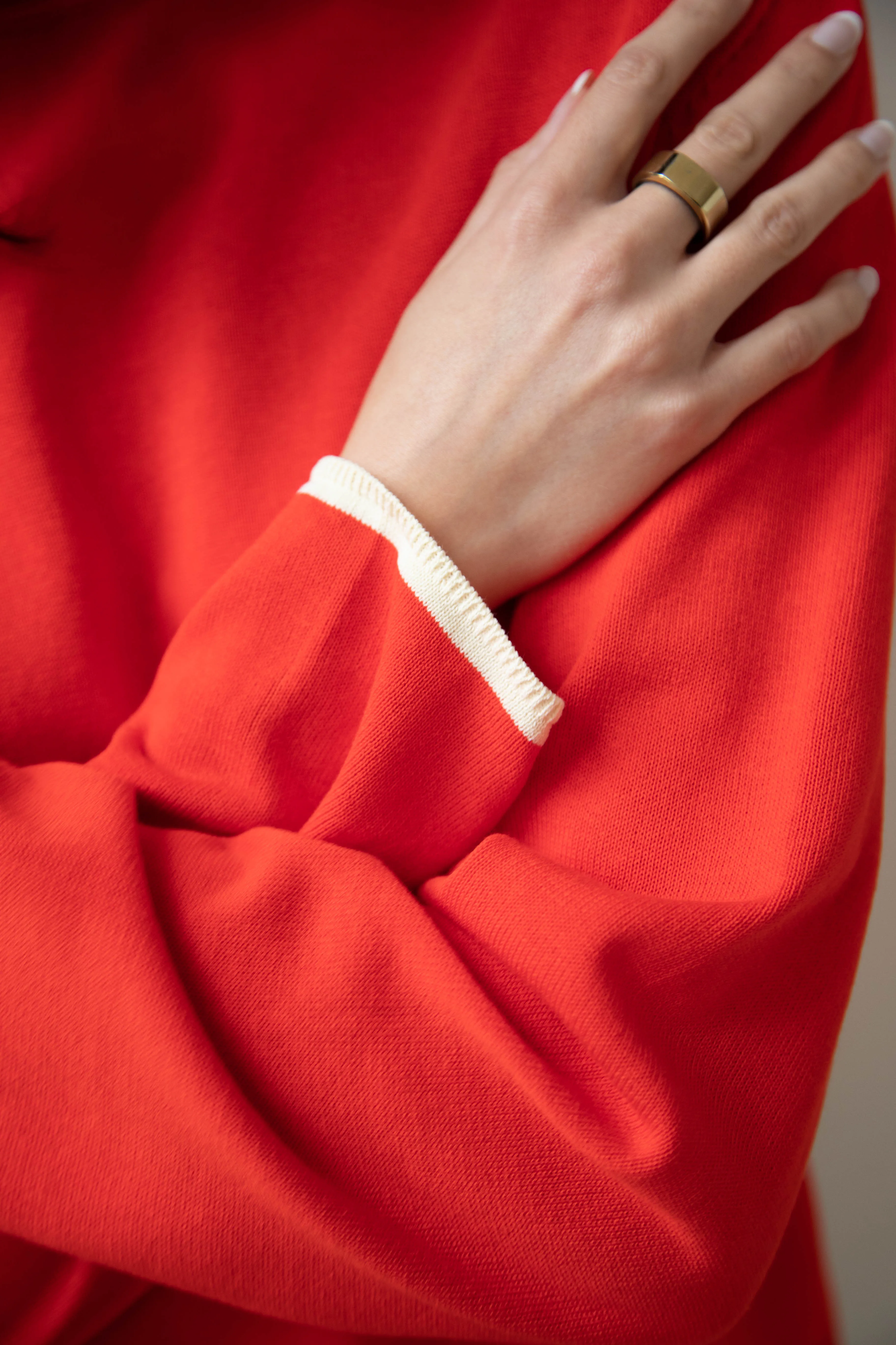 Laboratory | Knit Pullover in Red