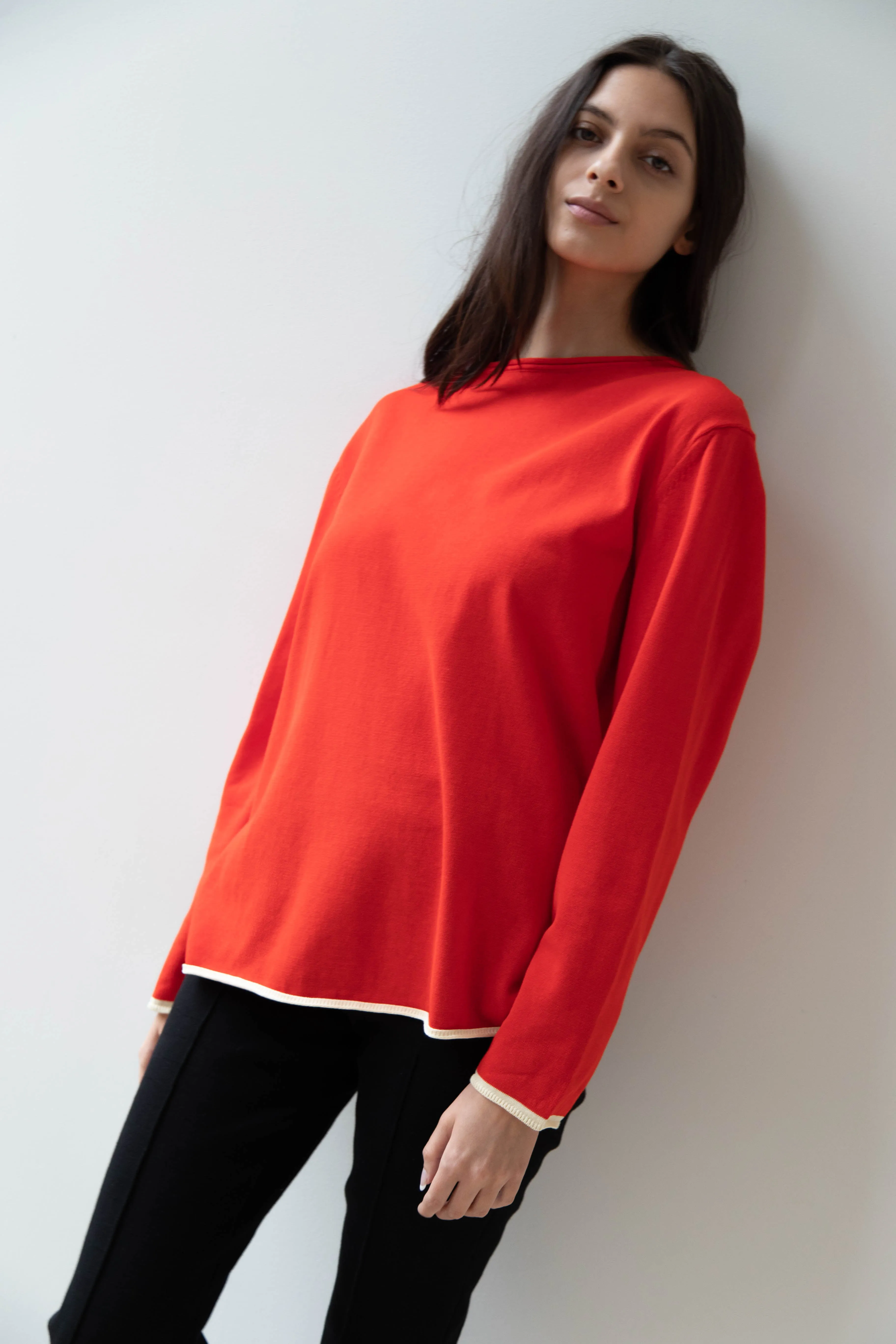 Laboratory | Knit Pullover in Red
