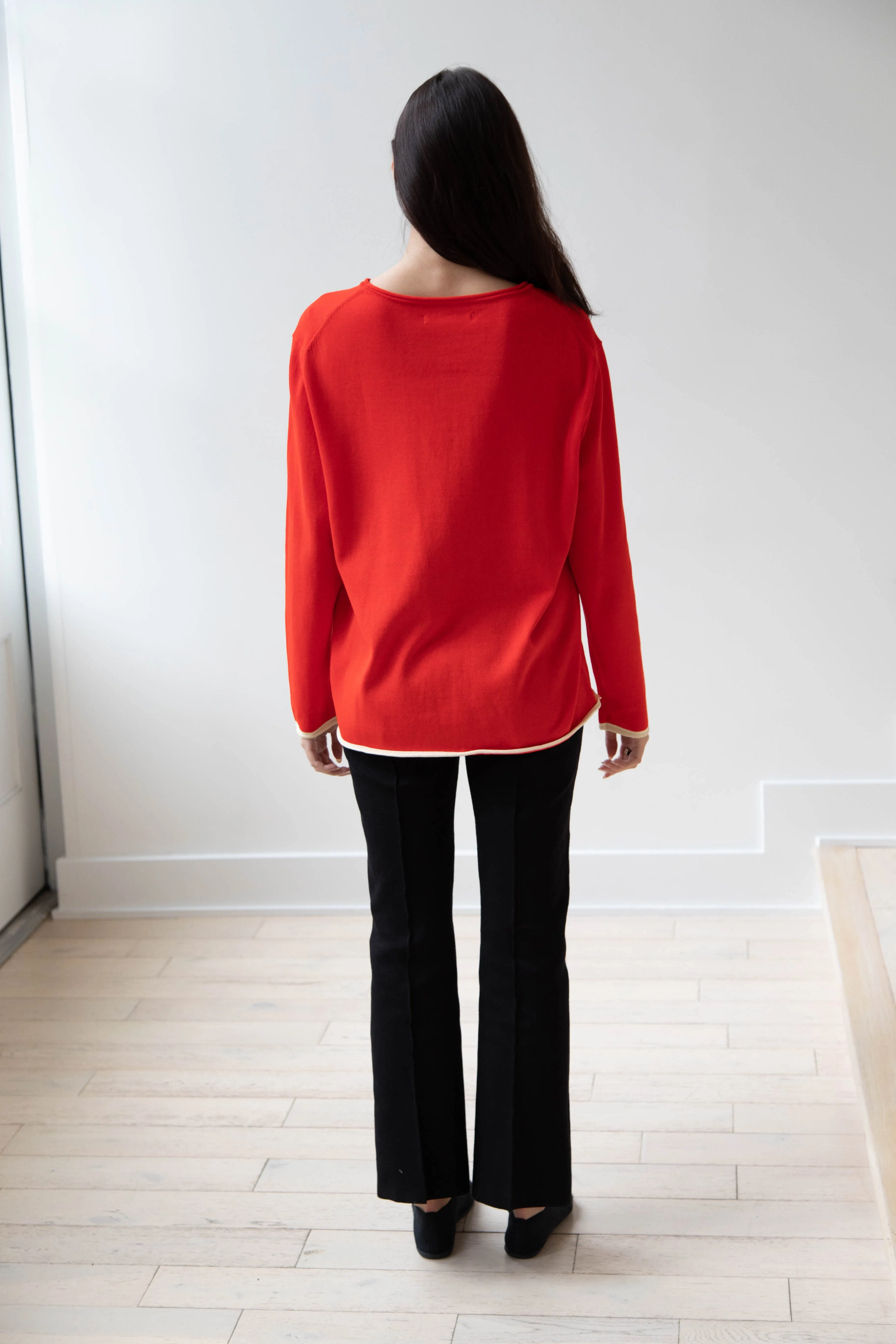 Laboratory | Knit Pullover in Red