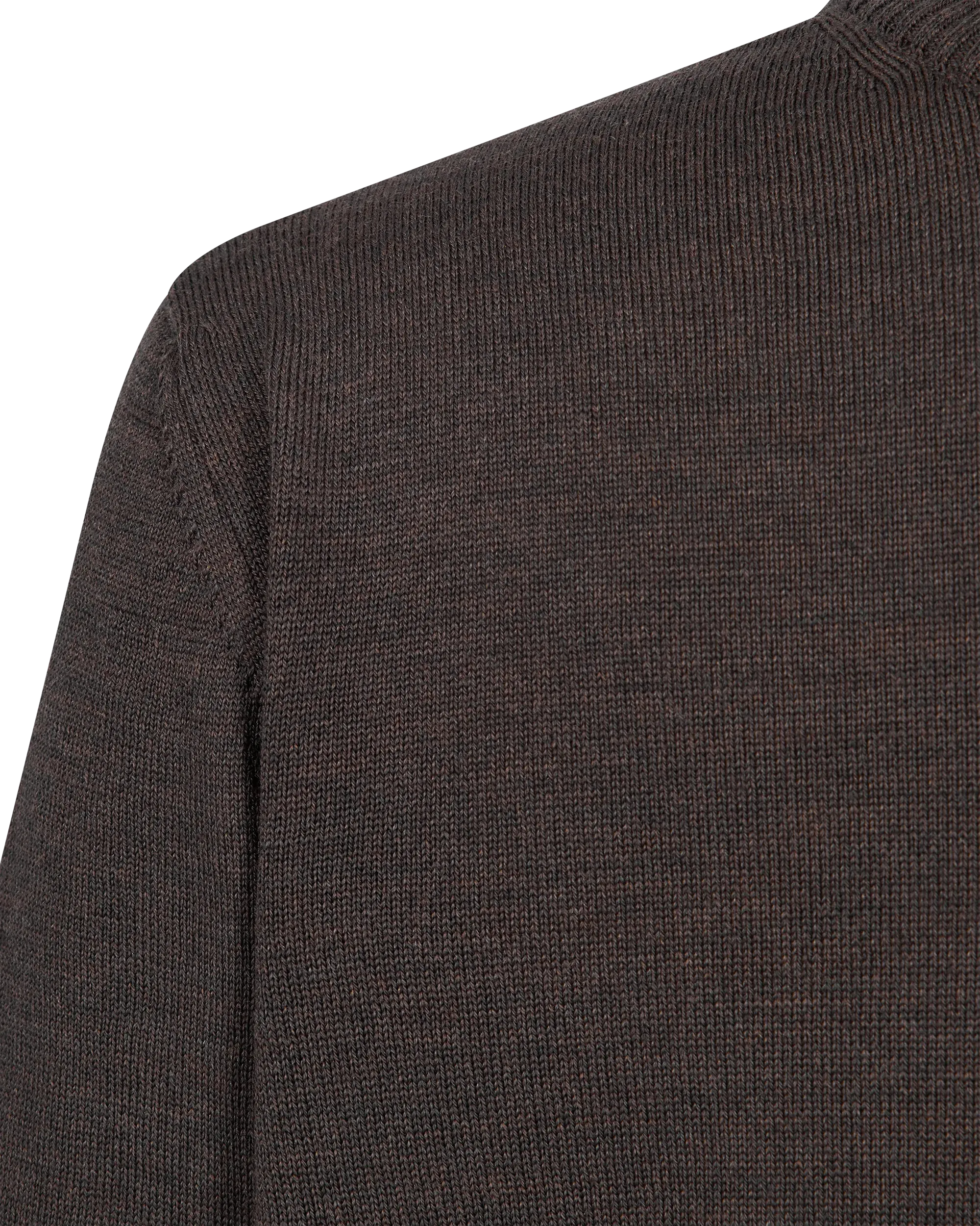Light Gauge High Neck Quarter-Zip Sweater