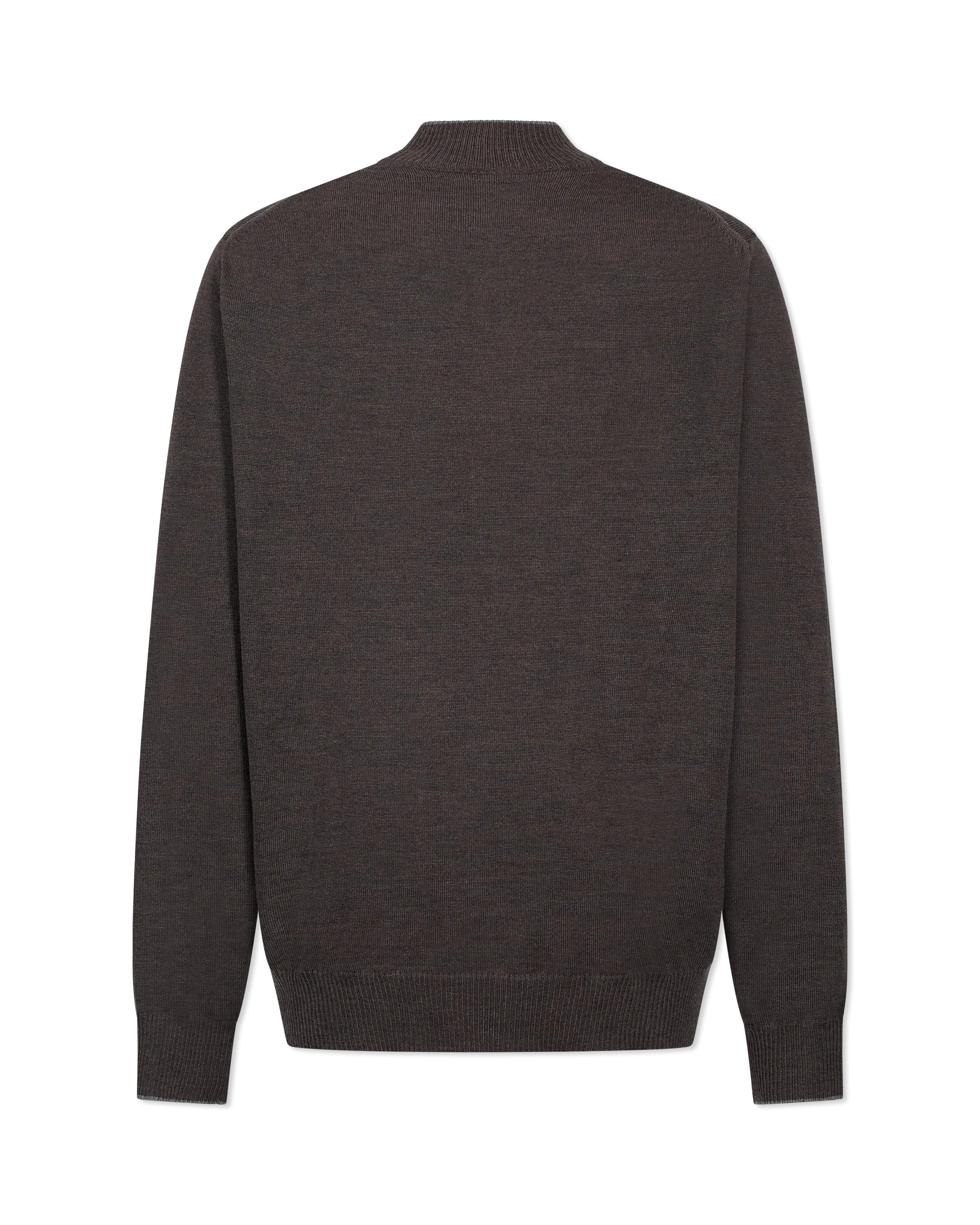 Light Gauge High Neck Quarter-Zip Sweater