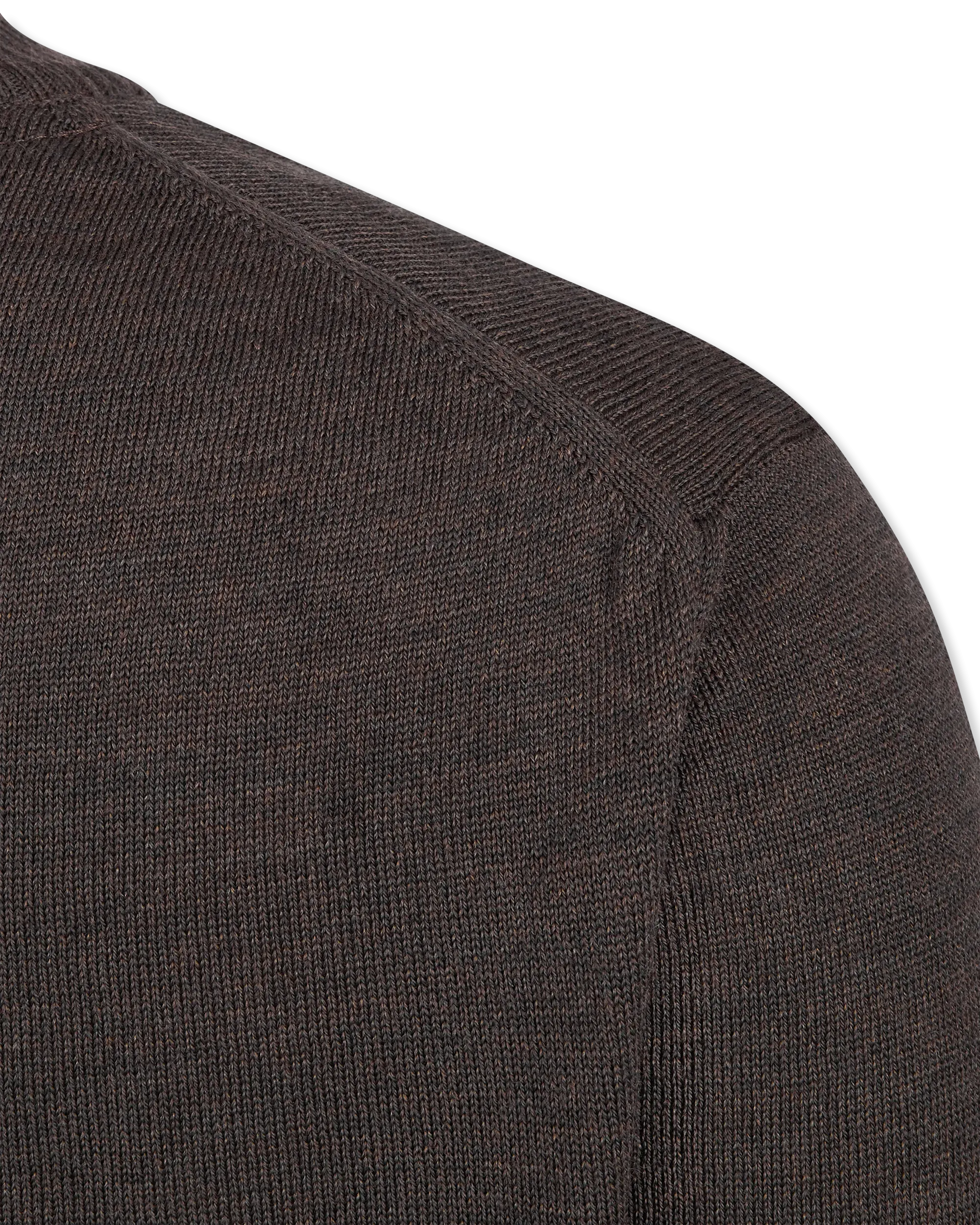 Light Gauge High Neck Quarter-Zip Sweater