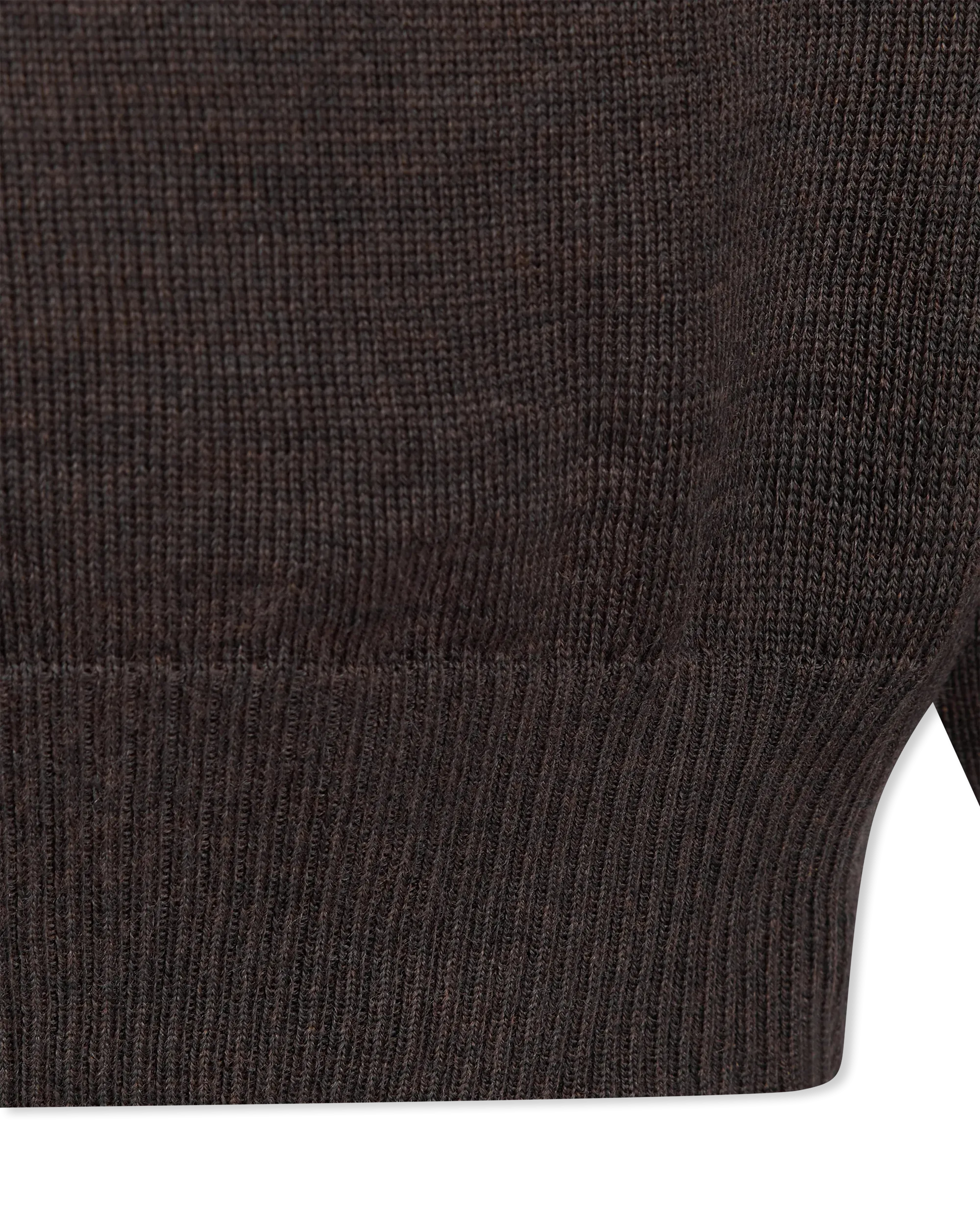 Light Gauge High Neck Quarter-Zip Sweater