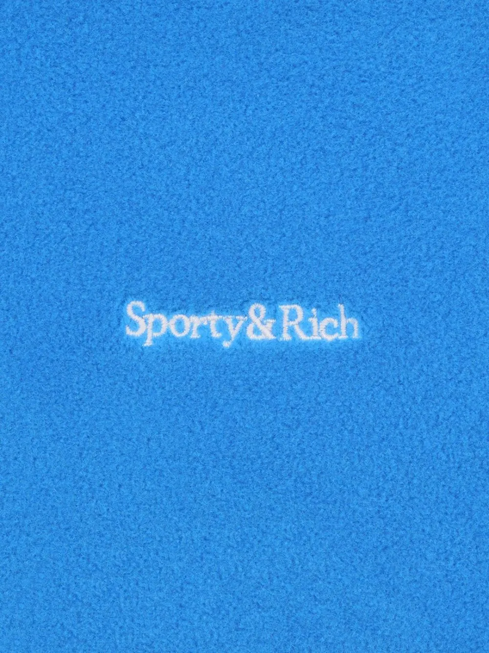 logo-embroidered fleece sweatshirt