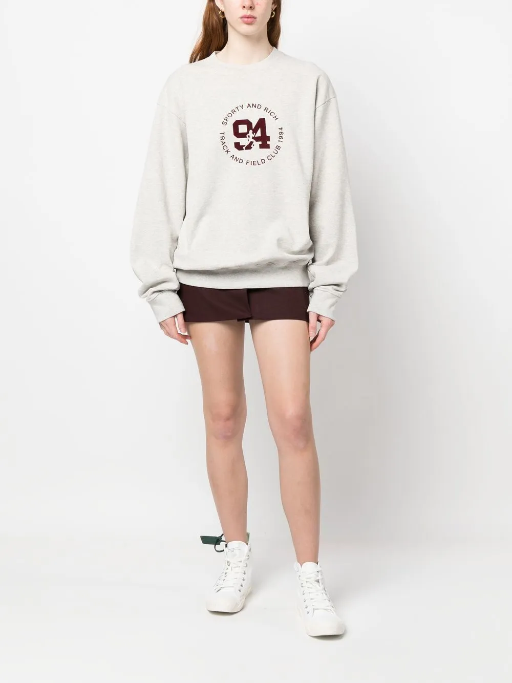 logo-print crew-neck sweatshirt