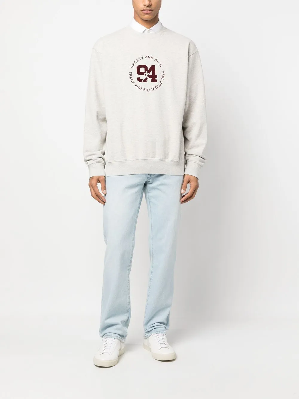 logo-print crew-neck sweatshirt