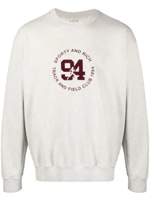 logo-print crew-neck sweatshirt