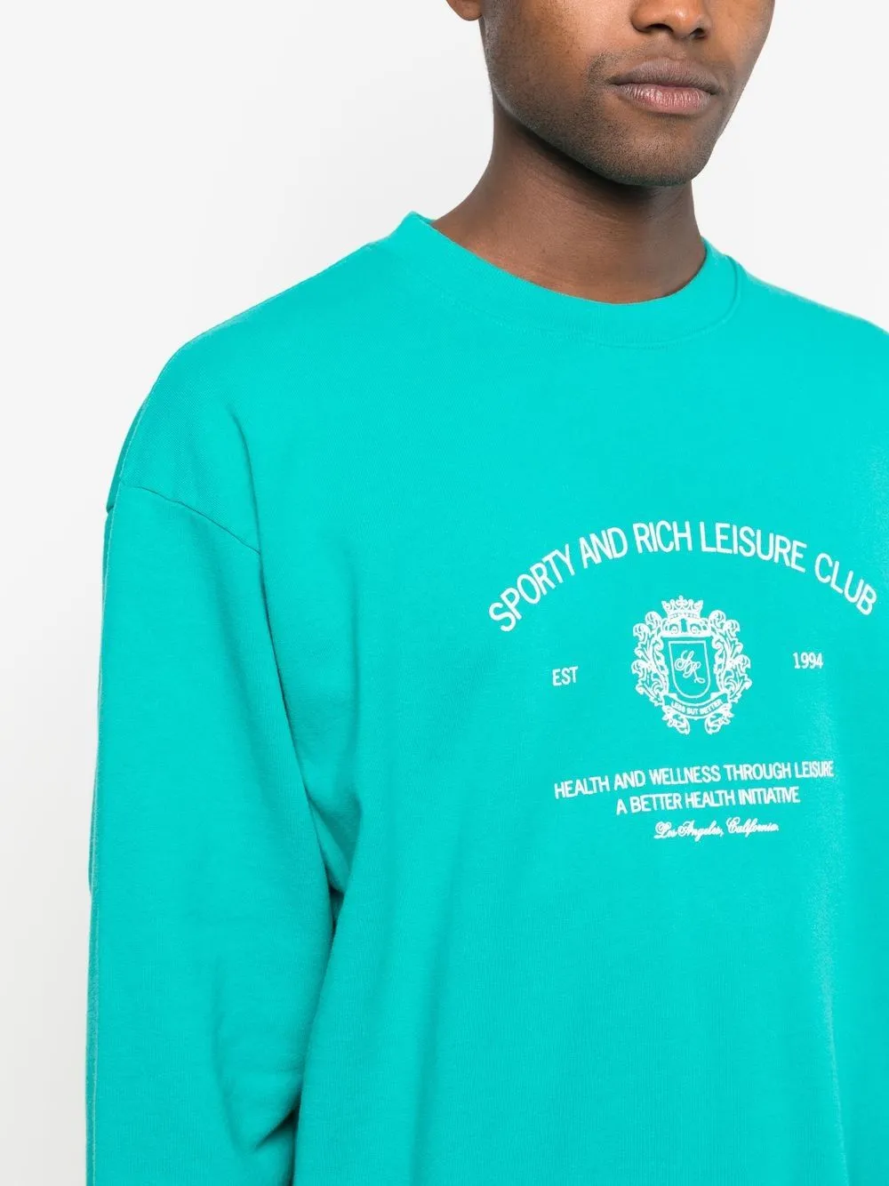 logo-print detail sweatshirt