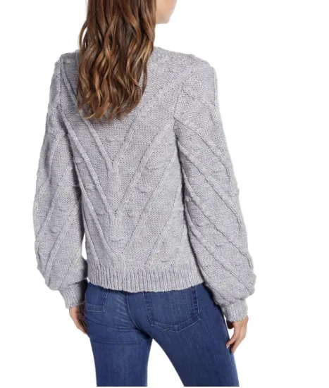 Lucky Brand Bobble Cardigan Sweater