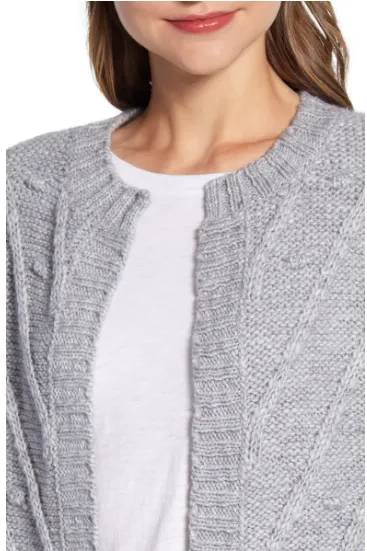 Lucky Brand Bobble Cardigan Sweater