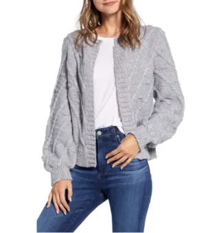 Lucky Brand Bobble Cardigan Sweater
