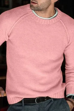 Men Warmth Feel Round Neck Thick Winter Sweater - MST88392