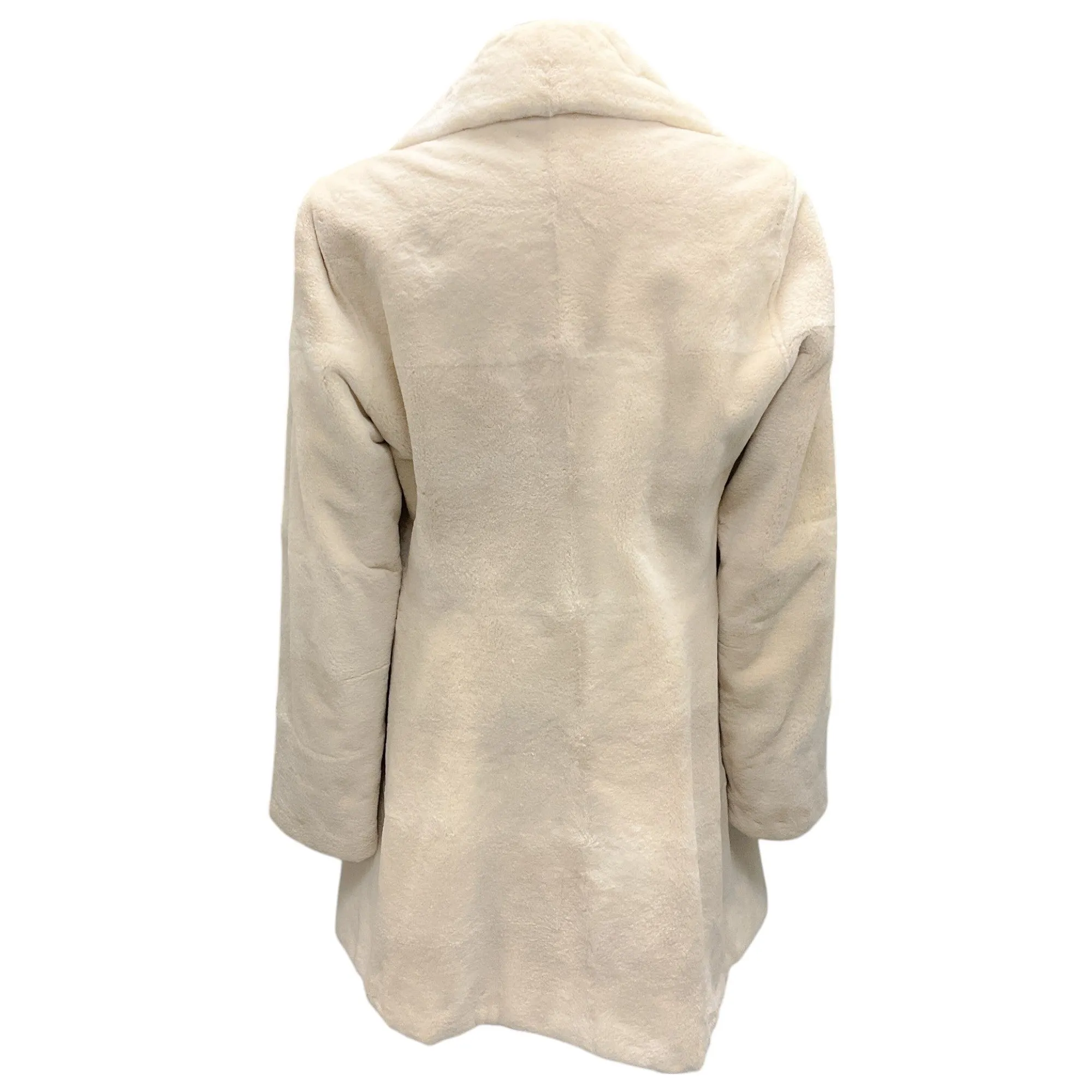 Michael Kors Collection Ivory Sheared Mink Fur Coat