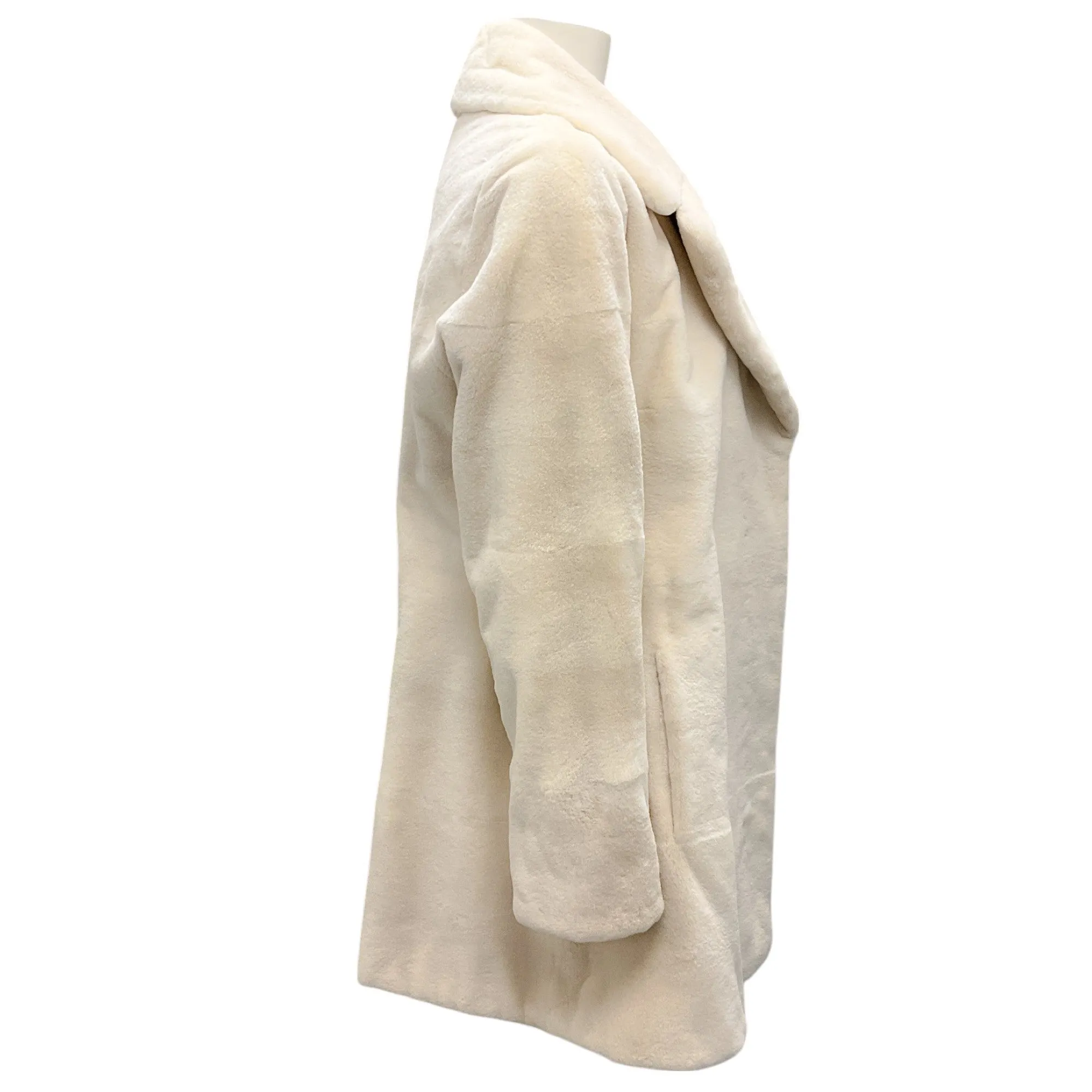 Michael Kors Collection Ivory Sheared Mink Fur Coat