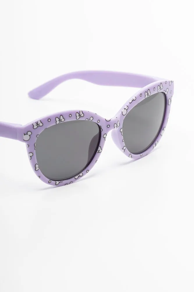 Minnie Mouse Peak Cap & Sunglasses Set Blue